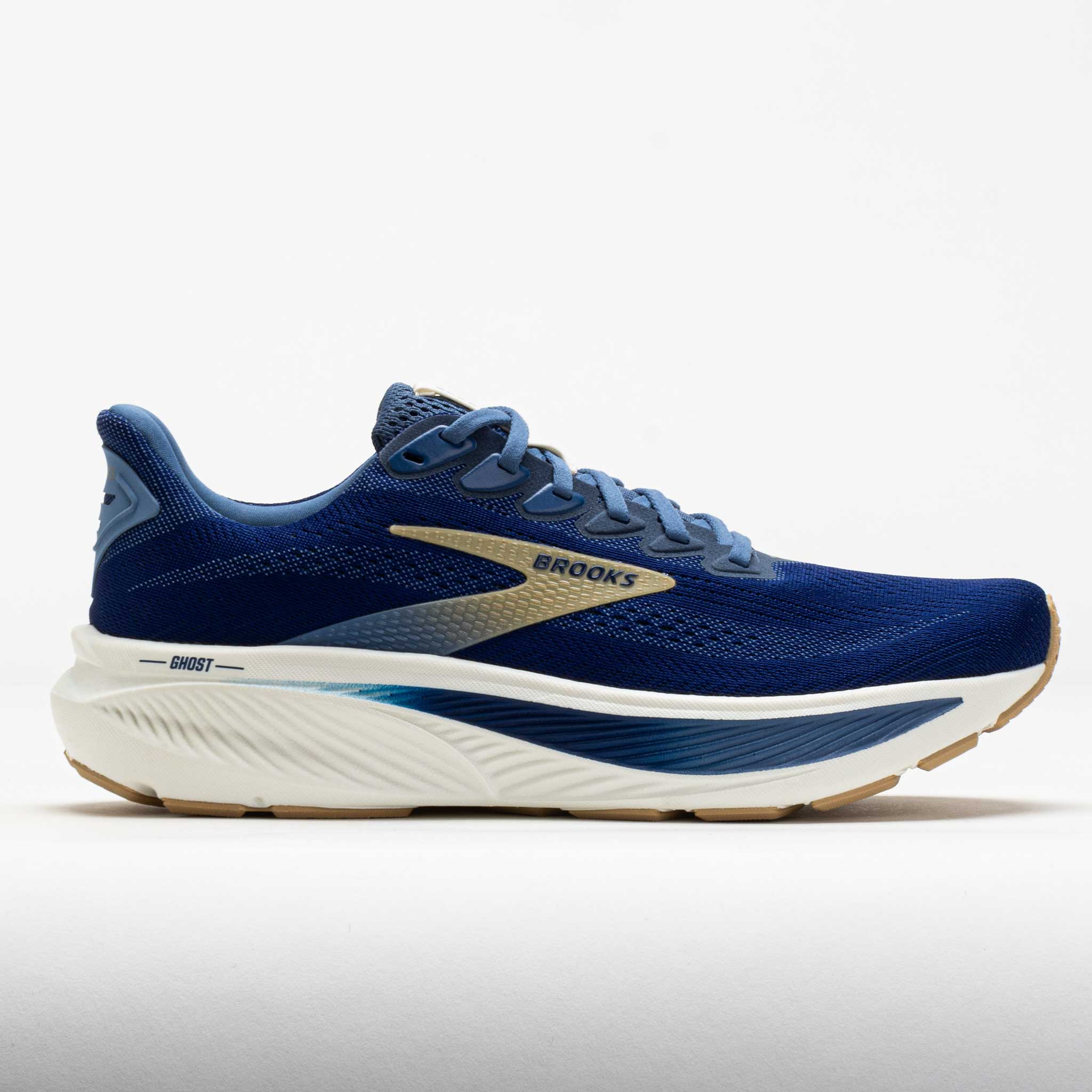 Brooks Ghost 5 Men\'s Size US 11.5 D Athletic Running Shoes Sneakers Blue/White Men main image 3