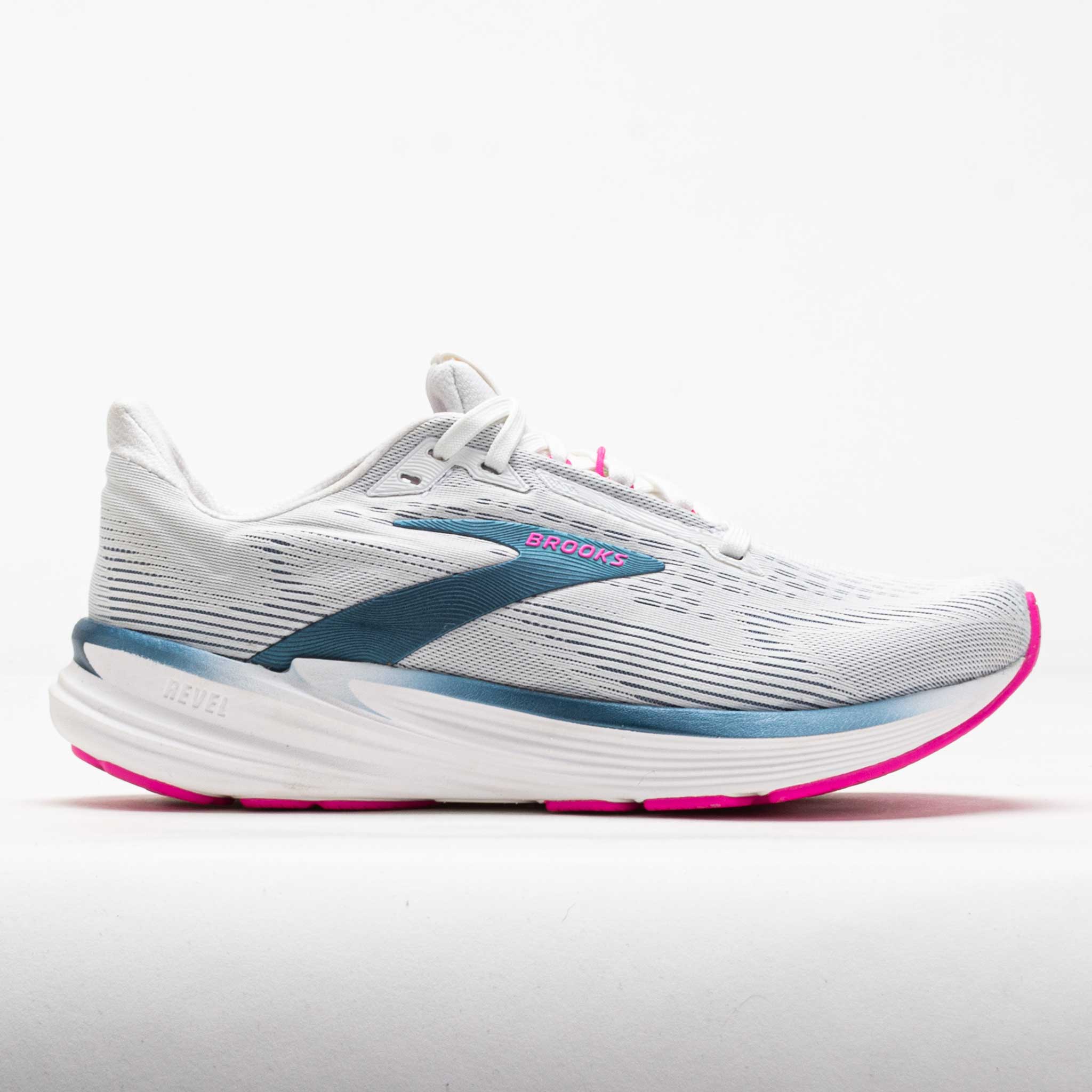 Brooks Revel 8 Women's White/Moonlight/Pink