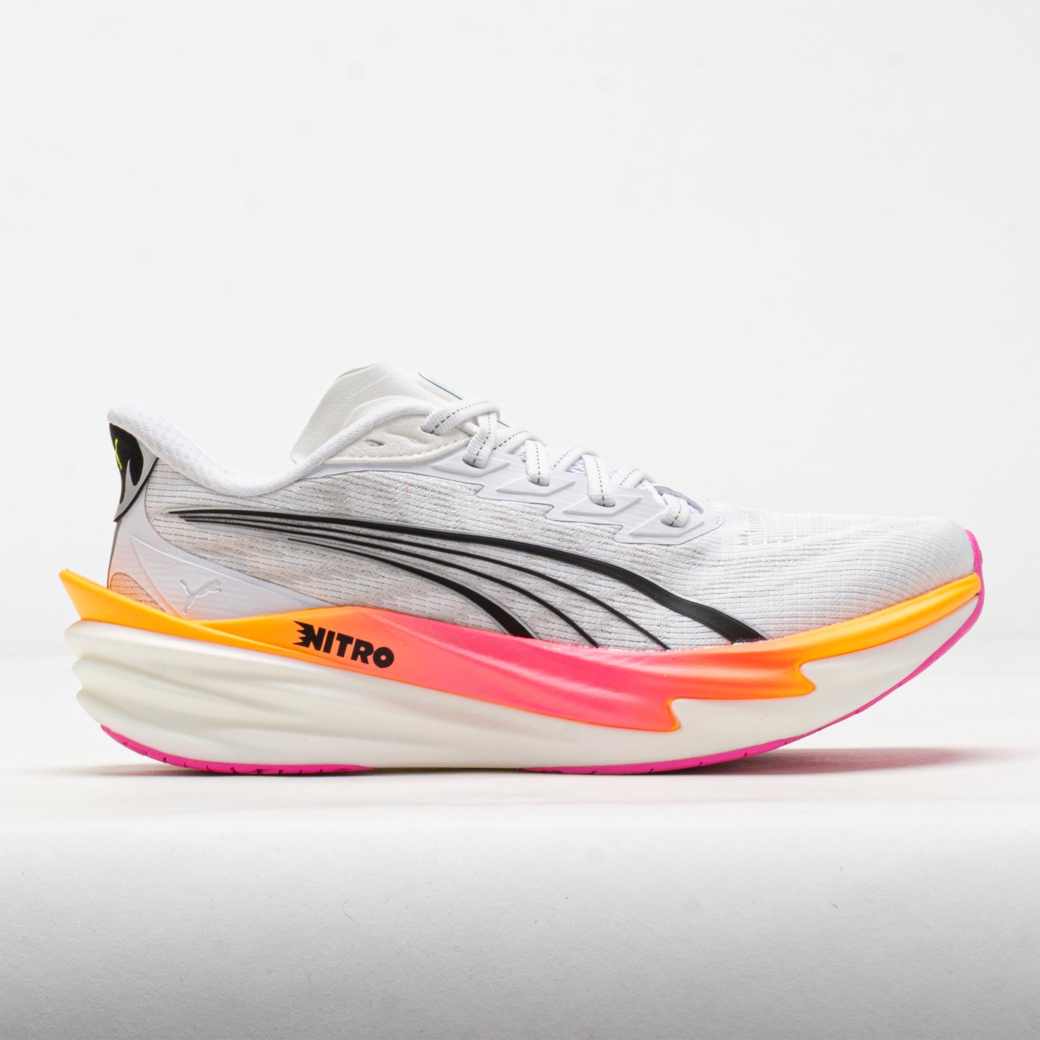 Puma Deviate NITRO 4 Women's White/Poison Pink/Glowing Red