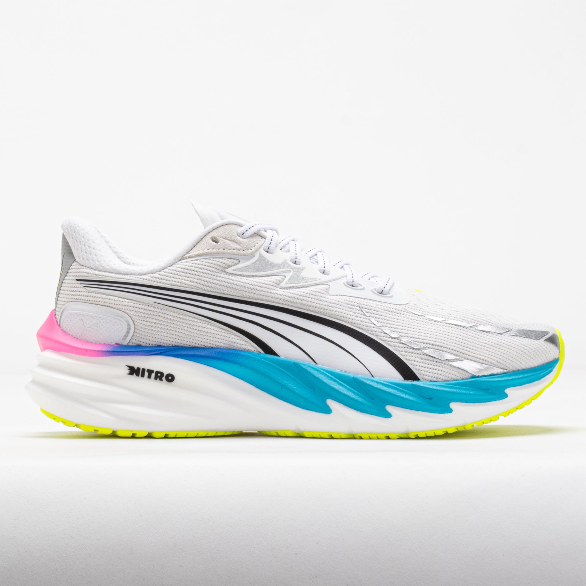 Puma Velocity NITRO 4 Men's White/Ultra Blue/Poison Pink