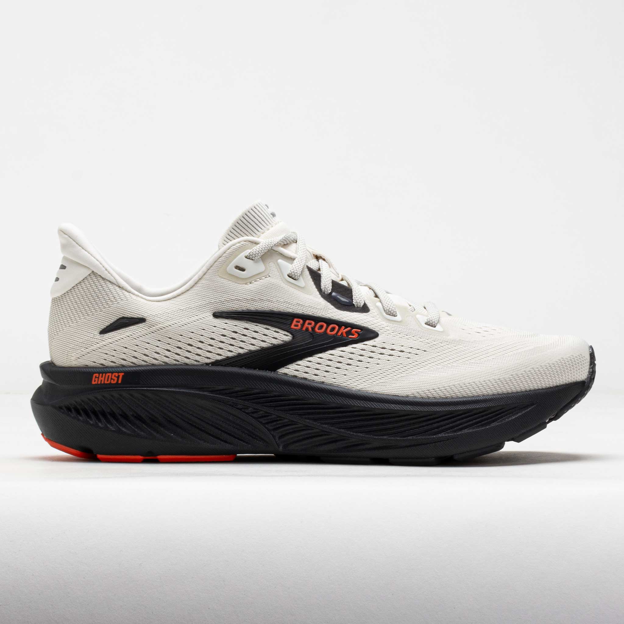 Brooks Ghost 18 Men's Coconut/Pearl/Tigerlily – Holabird Sports