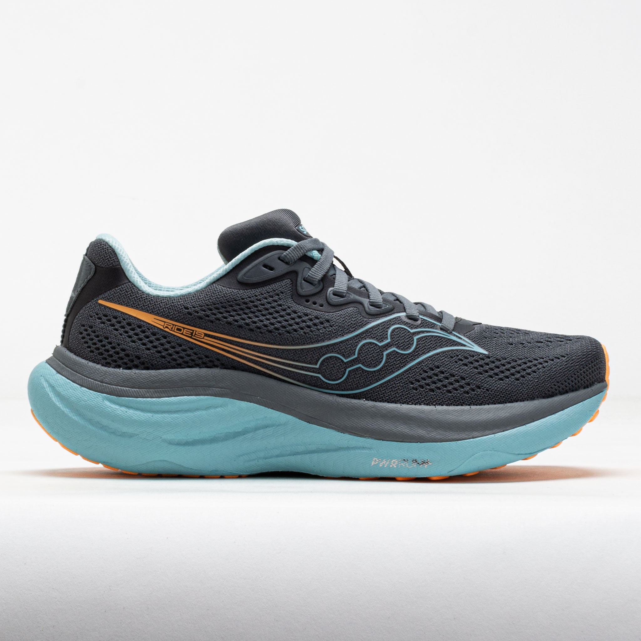 Saucony Ride 19 Women's Carbon/Gulf