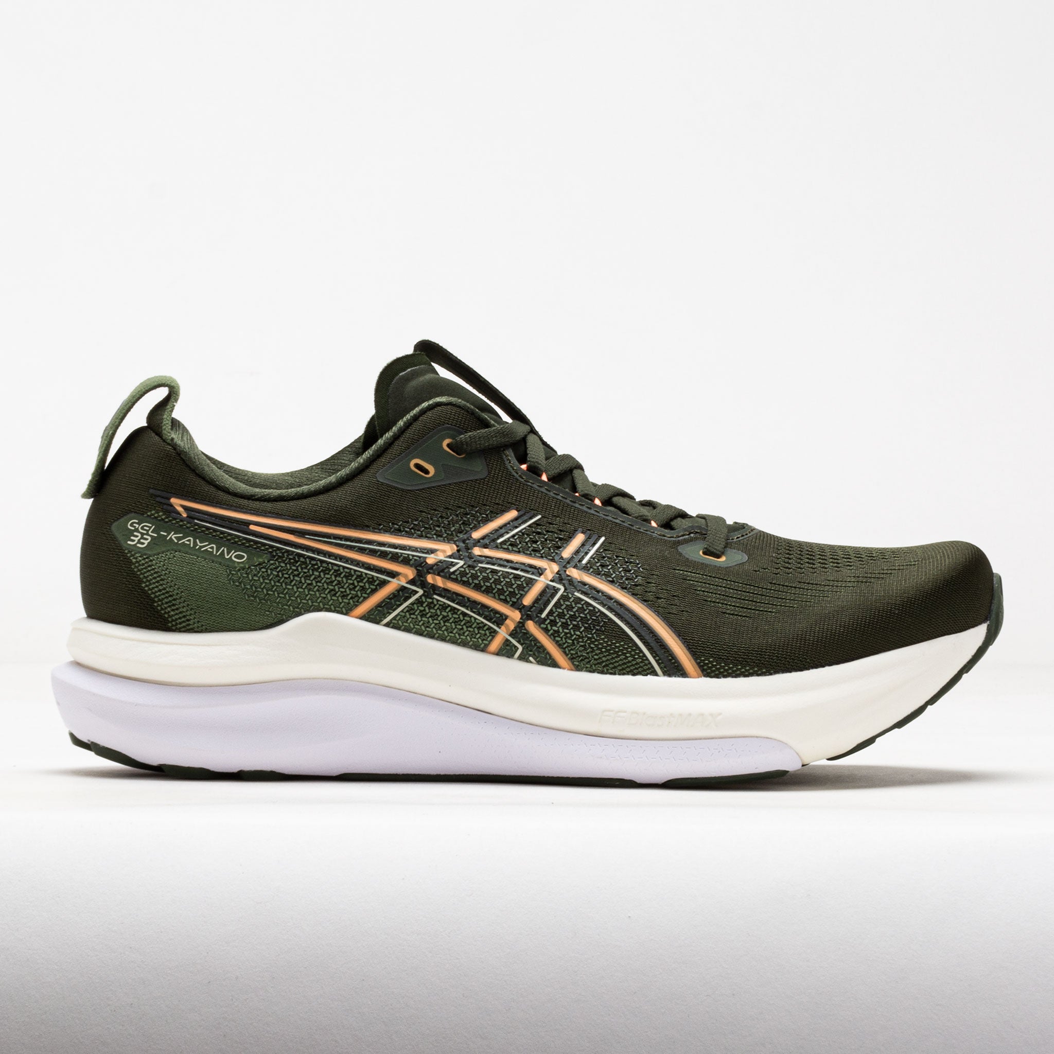 ASICS GEL-Kayano 33 Men's Vintage Khaki/Bright Sunstone