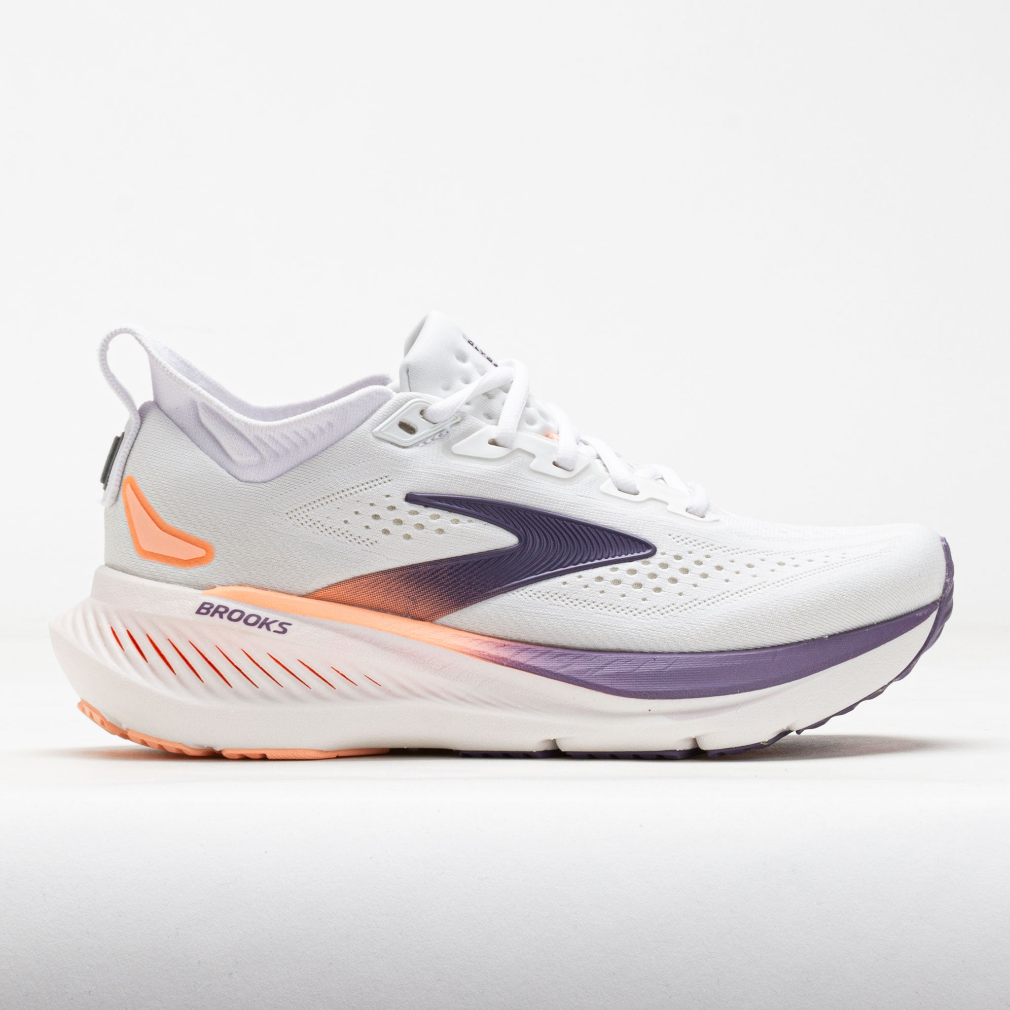 Brooks Glycerin 23 Women's White/Mulled Grape/Clear – Holabird Sports