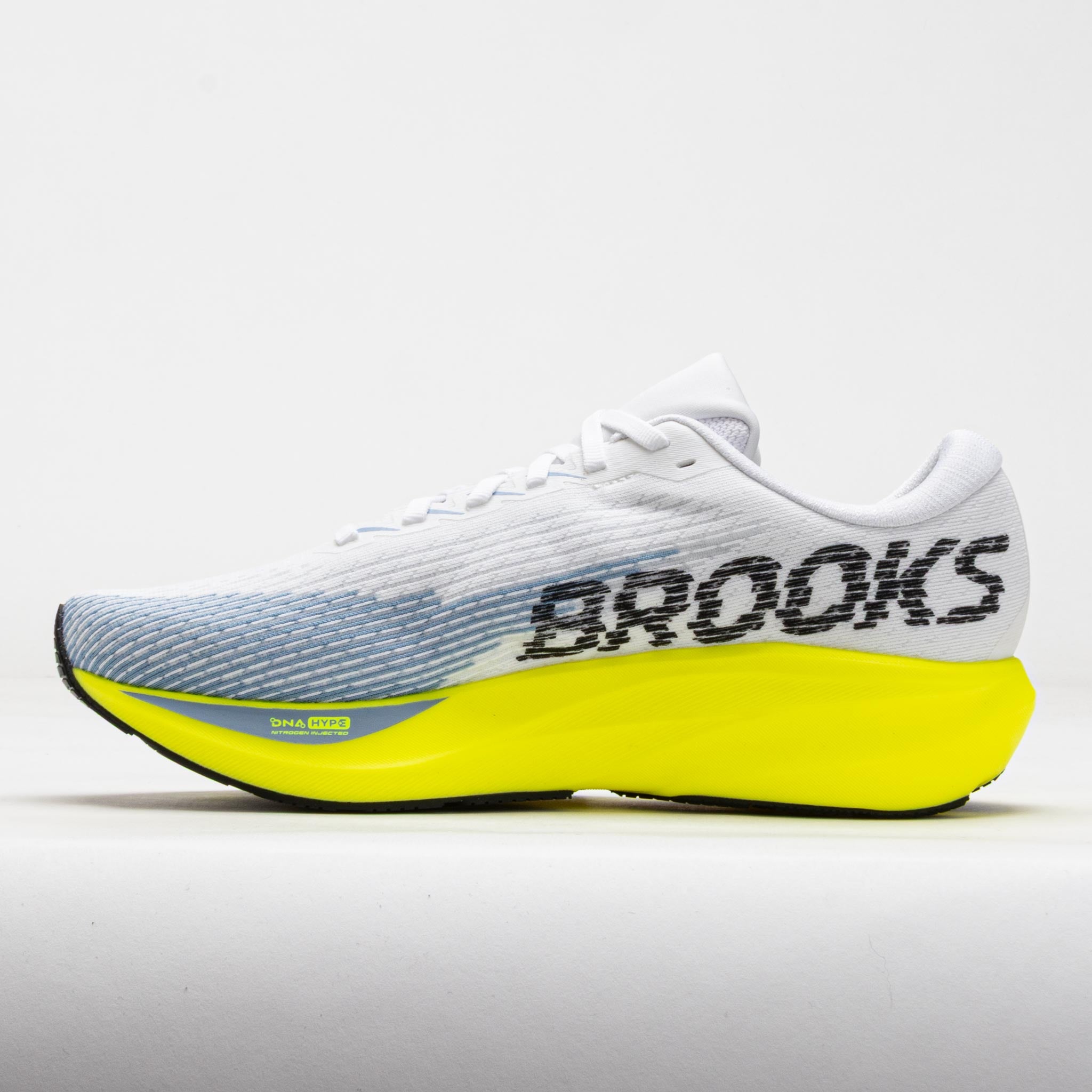 Brooks Ghost Amp Men's White/Blue/Nightlife