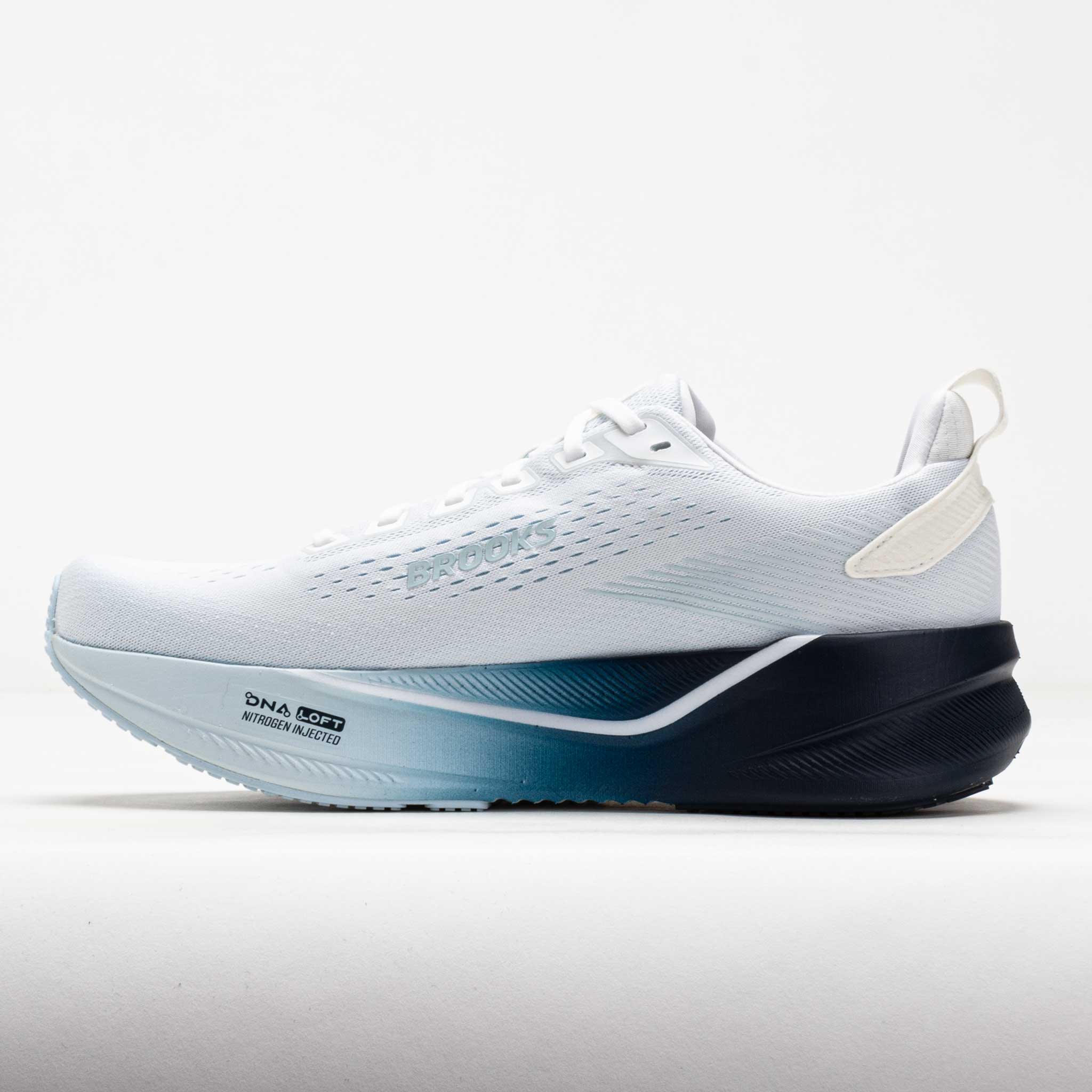 Brooks Ghost Max 4 Men's White/Navy/Blue