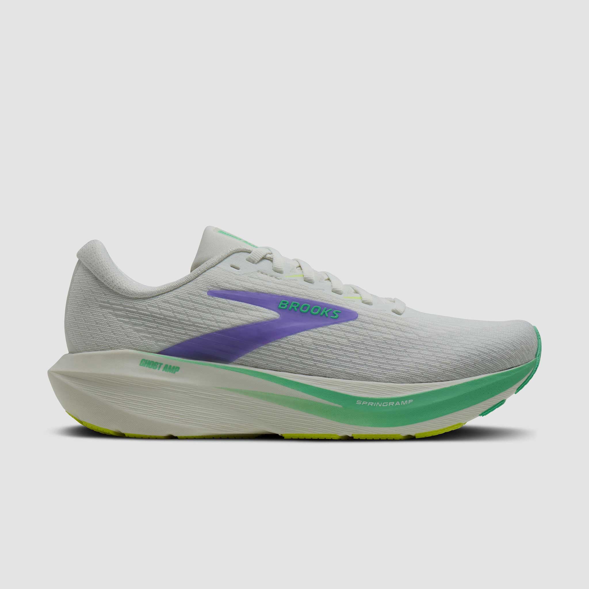 Brooks Ghost Amp Women's Grey/Grey/Paradise Green
