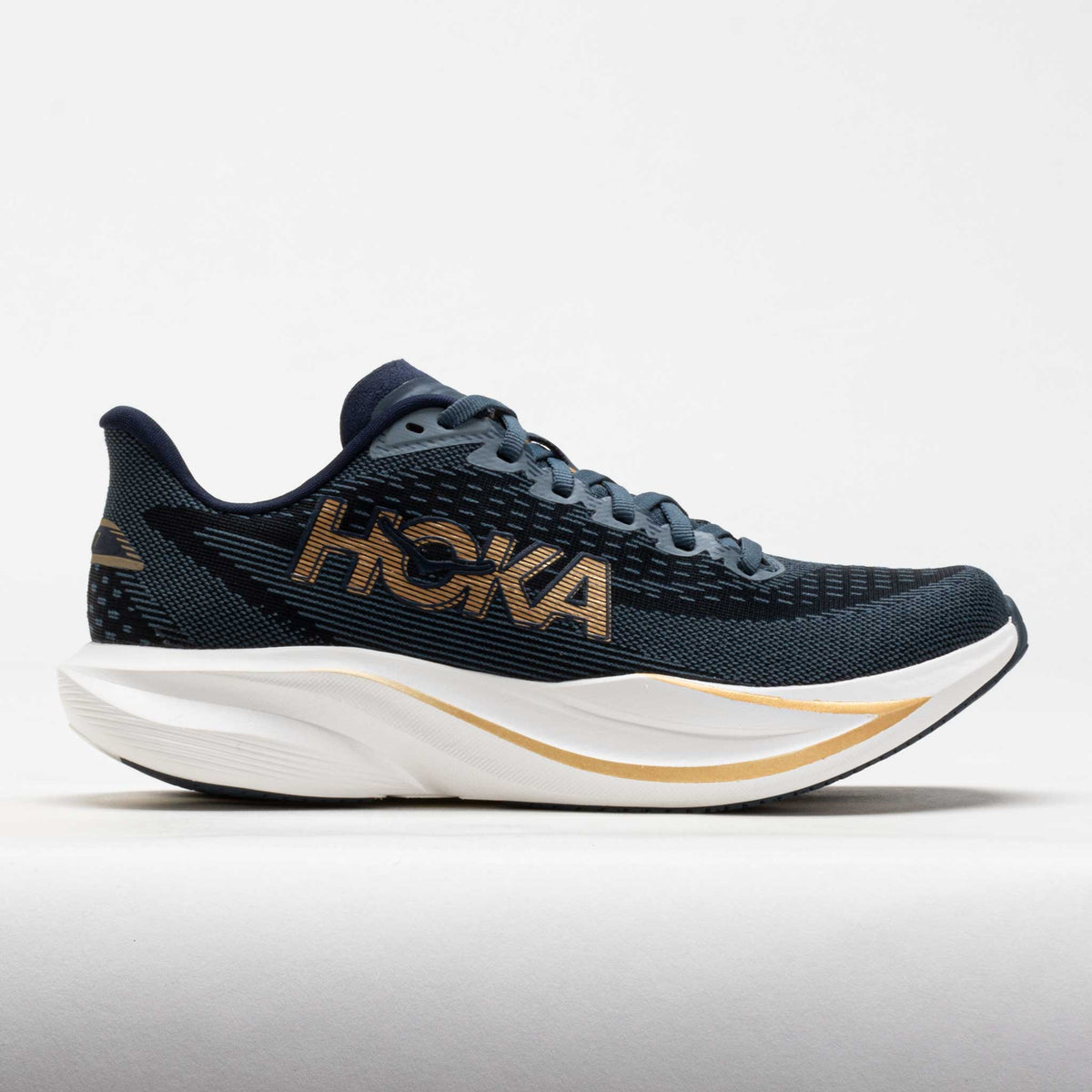 HOKA Mach 7 Women's Faded Navy/Gold