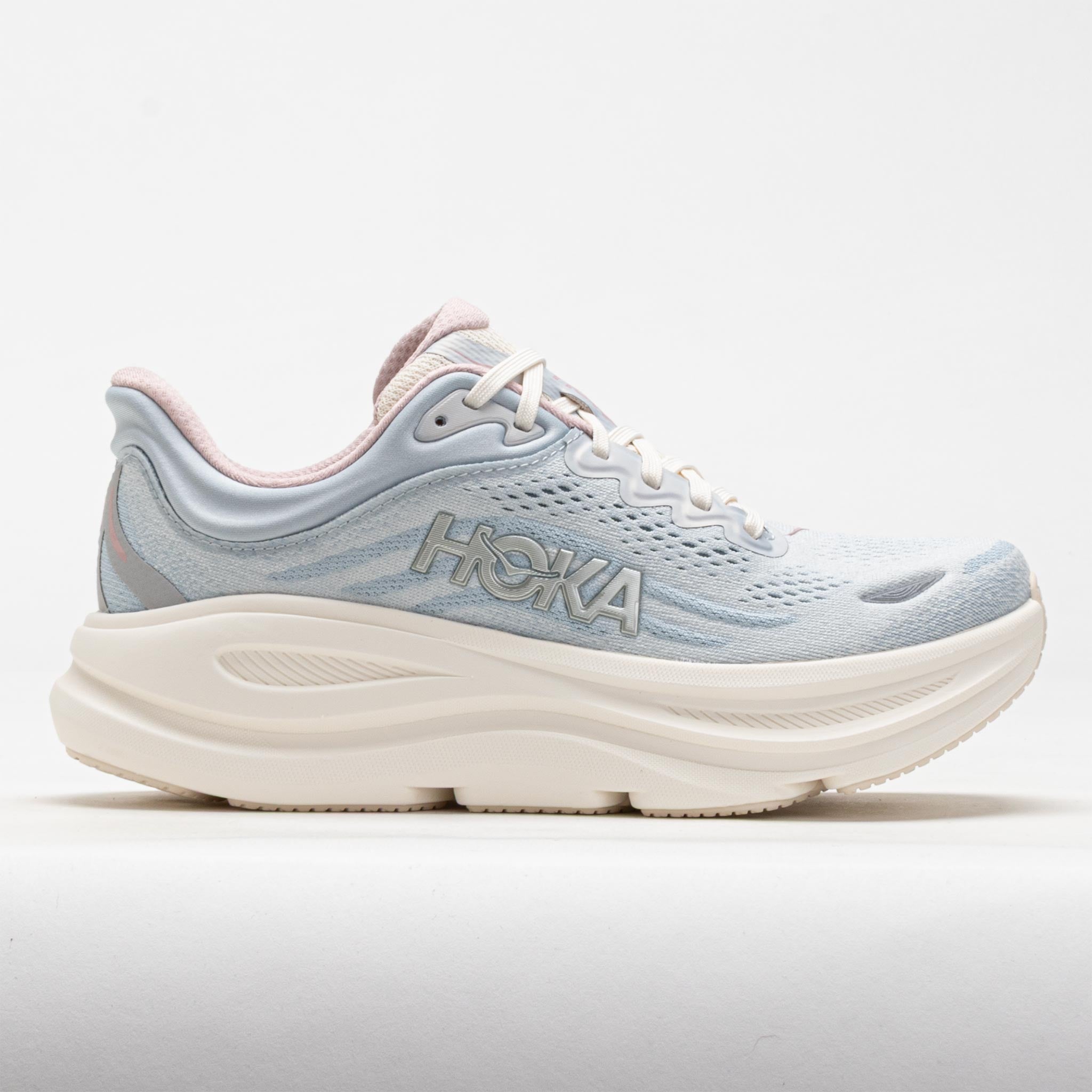 HOKA Bondi 9 GLM Women's Alabaster/Mineral Blue