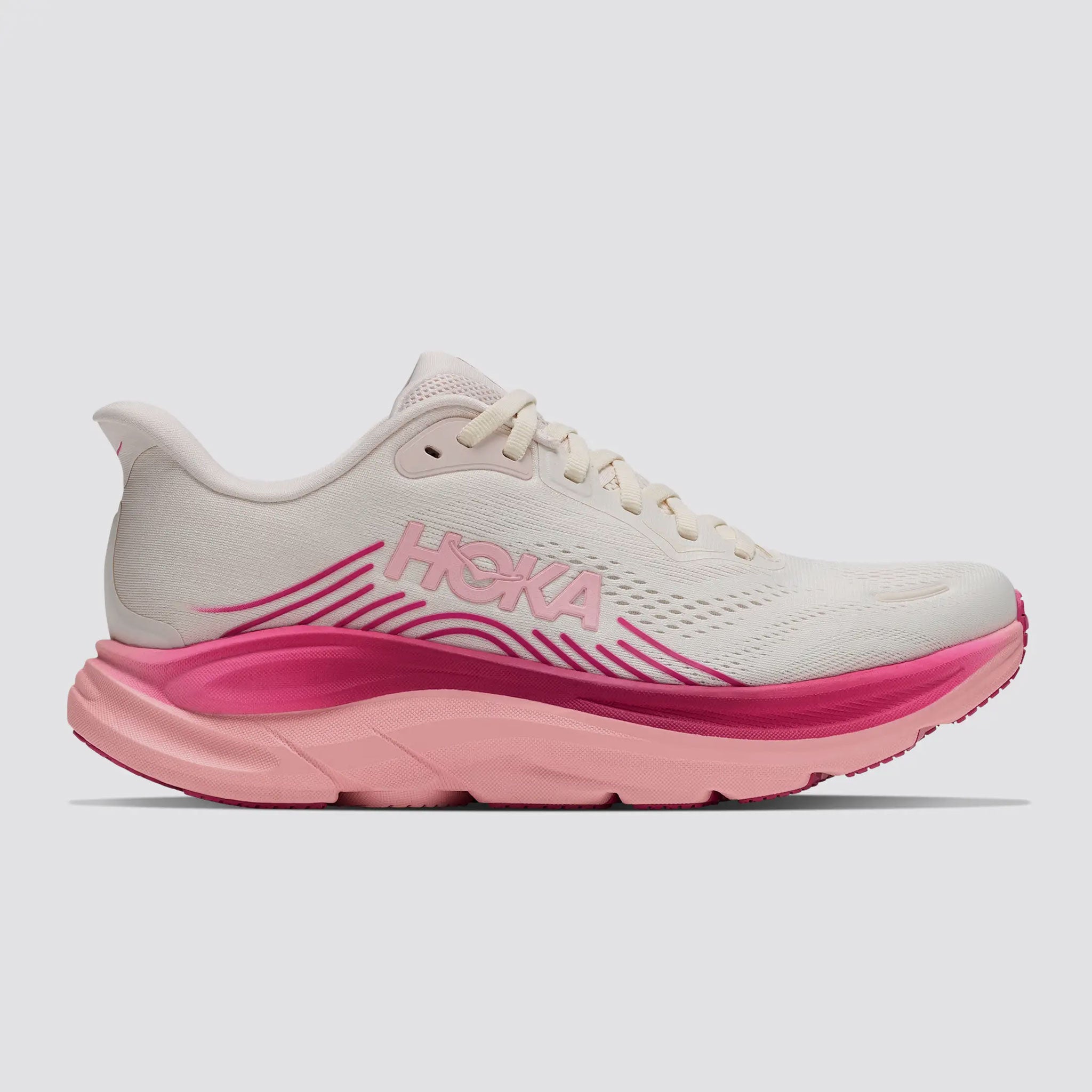 HOKA Clifton 11 Women's Rose Cream/Dewy Pink