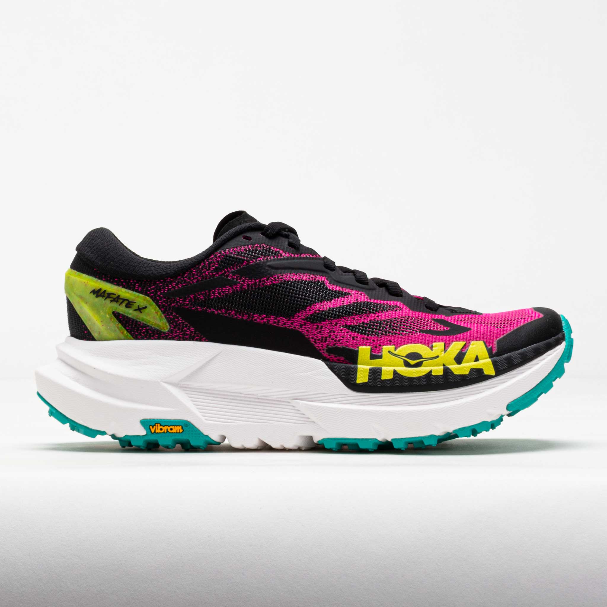 HOKA Mafate X Women's Black/Neon Dragonfruit