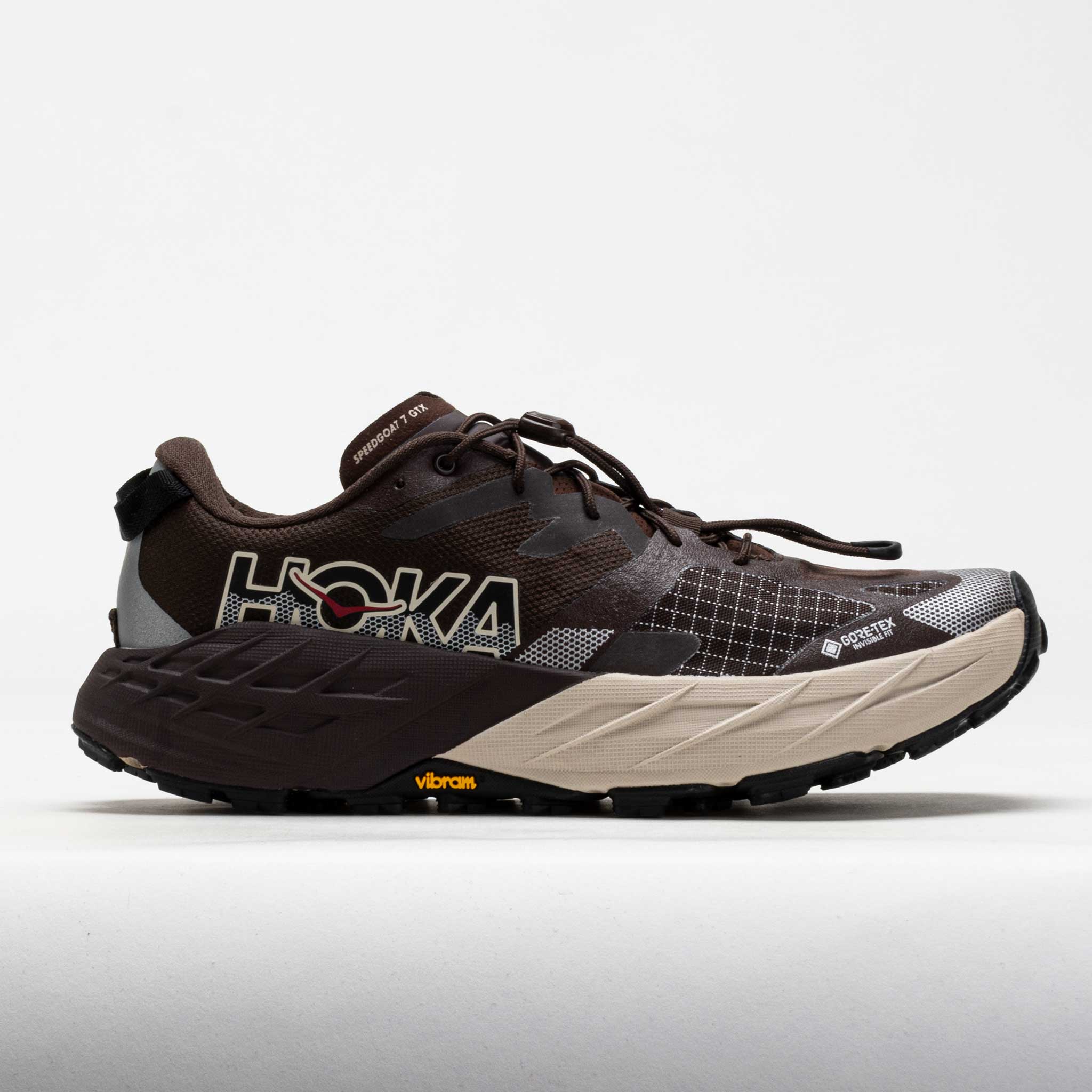 HOKA Speedgoat 7 GTX Men's Spiced Chocolate/River Rock Grey