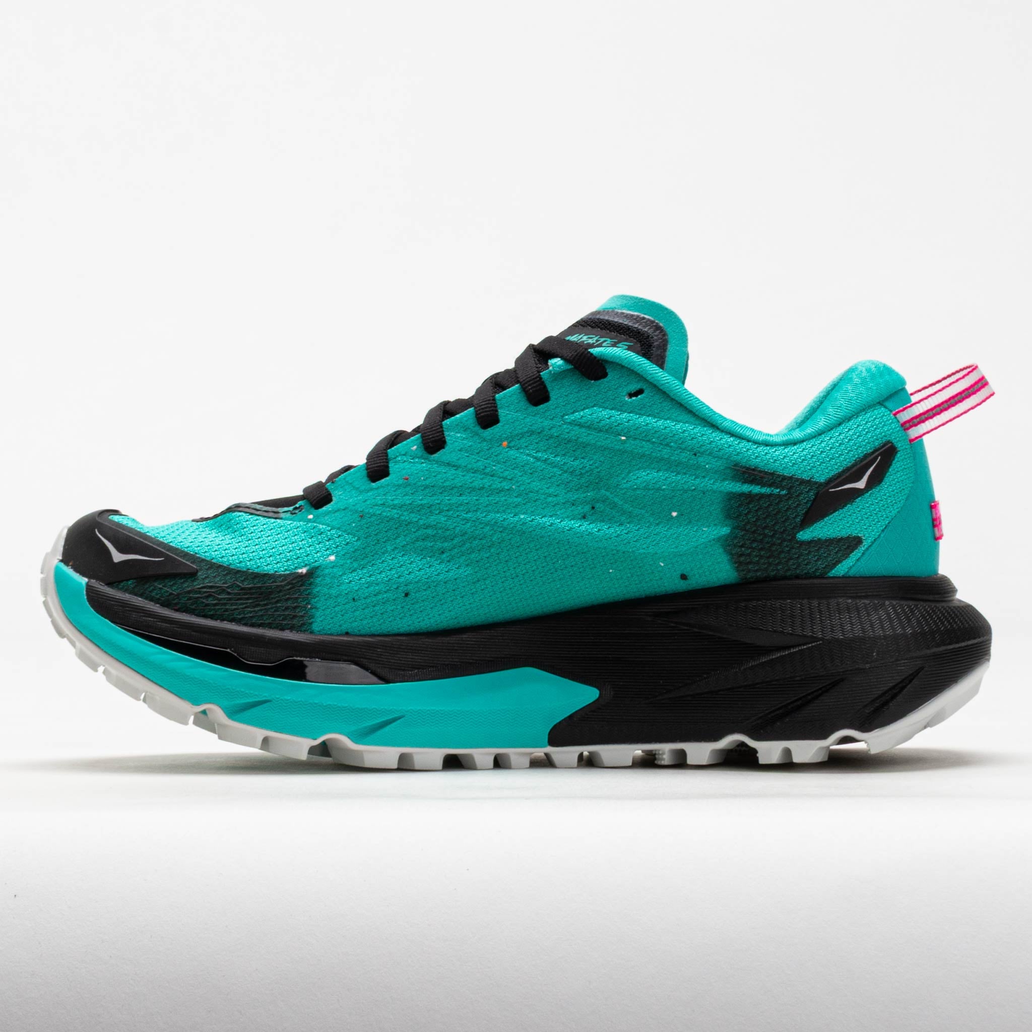 HOKA Mafate 5 Women's Black/Electric Aqua