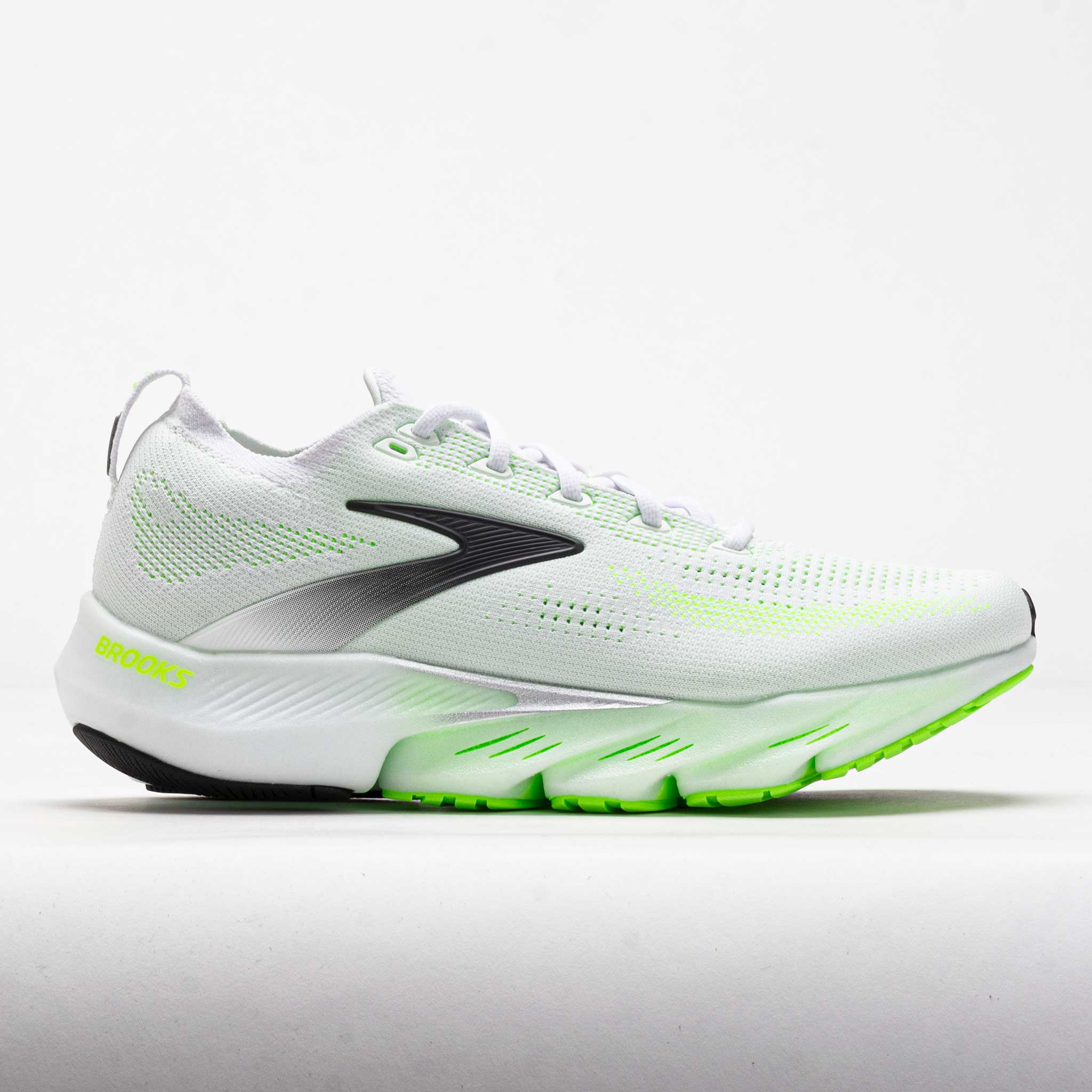 Brooks Glycerin Flex Men's White/Green Gecko/Phantom – Holabird Sports