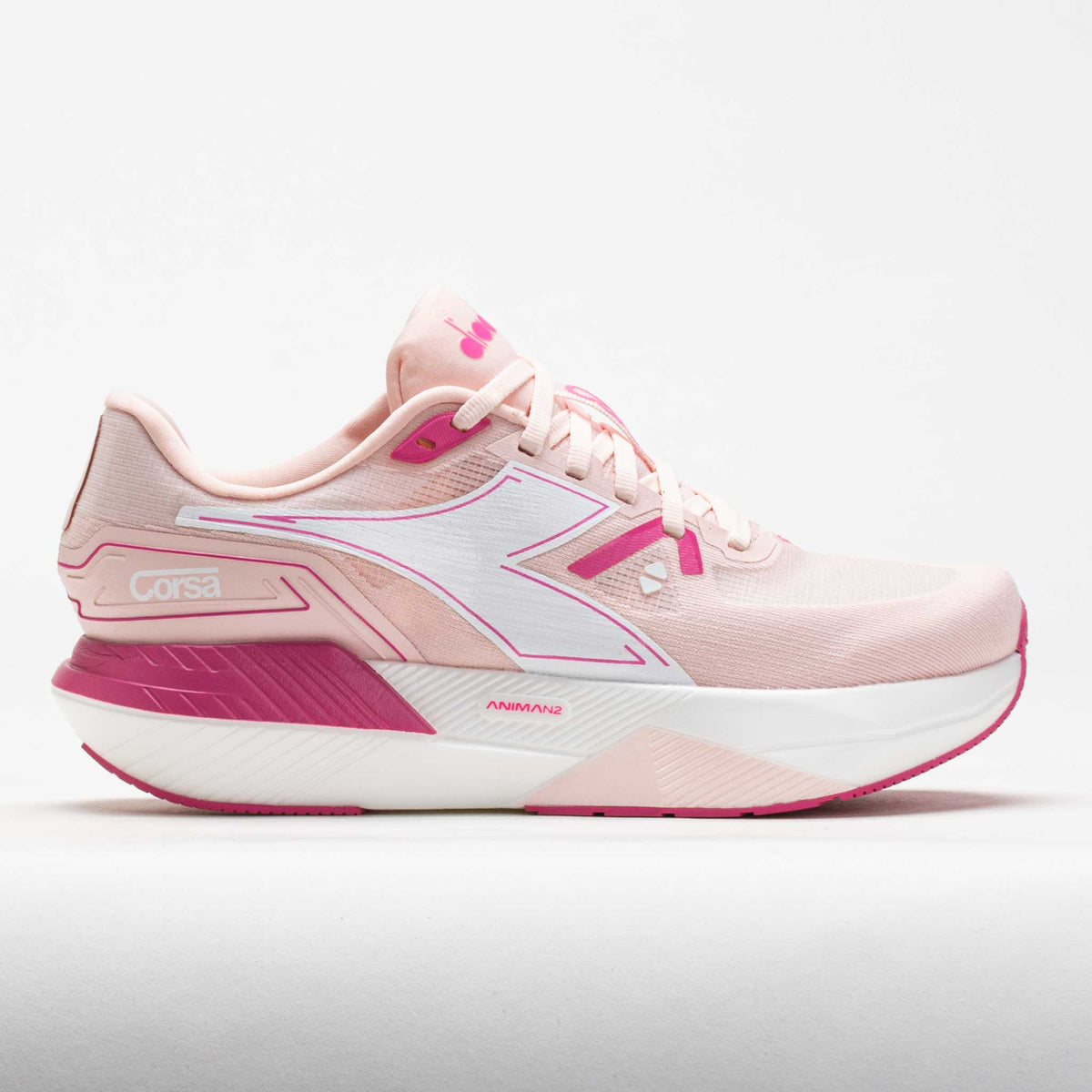 Diadora Corsa Women's Pearl/Carmine Rose