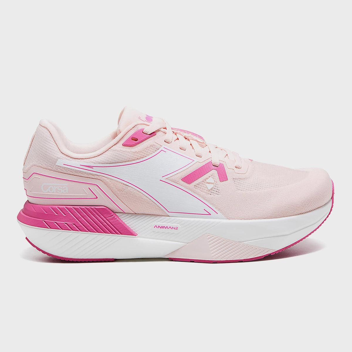 Diadora Corsa Women's Pearl/Carmine Rose