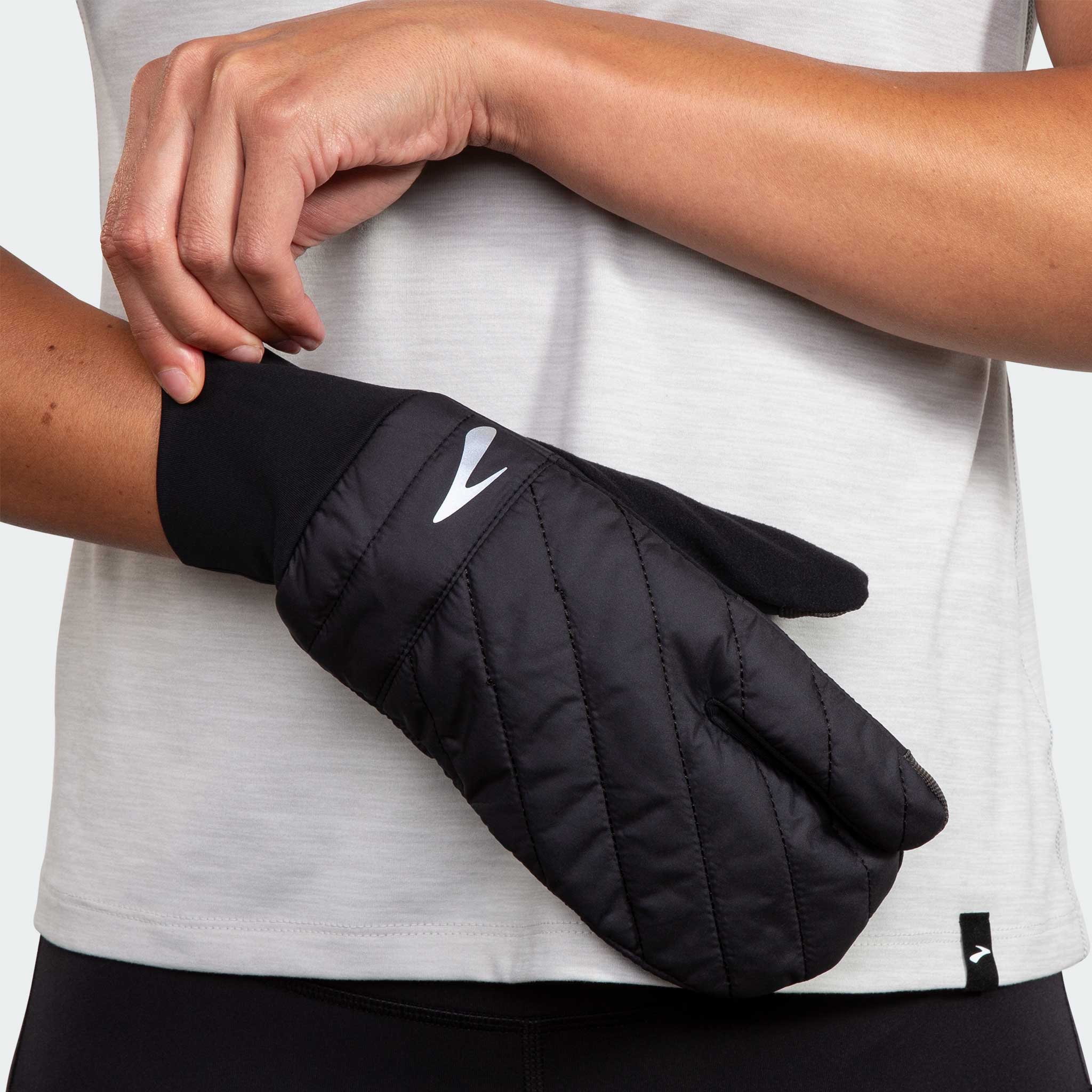 brooks handschuhe Brooks Shield Lobster Glove 2.0 Storm / Medium (M)