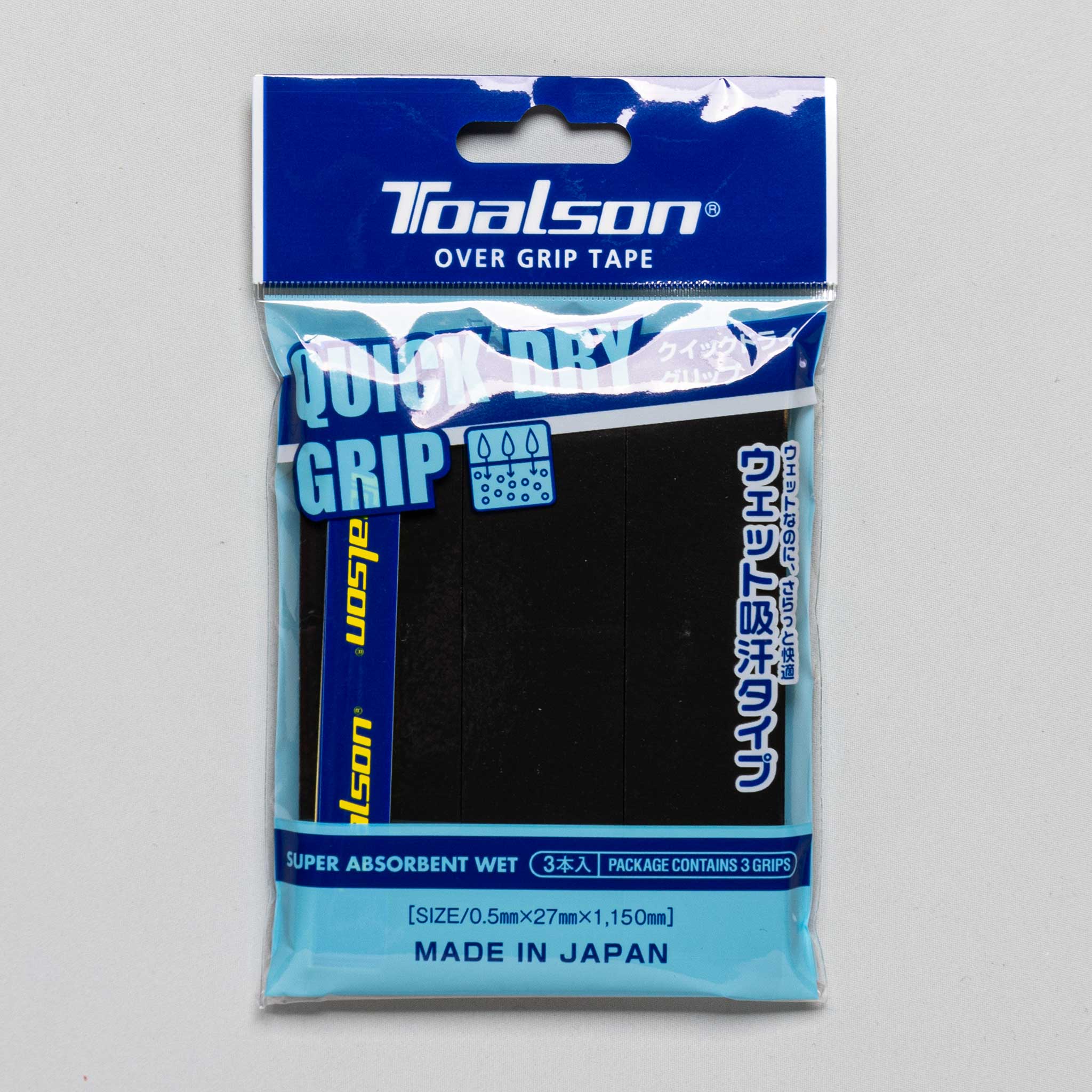 Toalson Quick Dry Overgrip 3 Pack