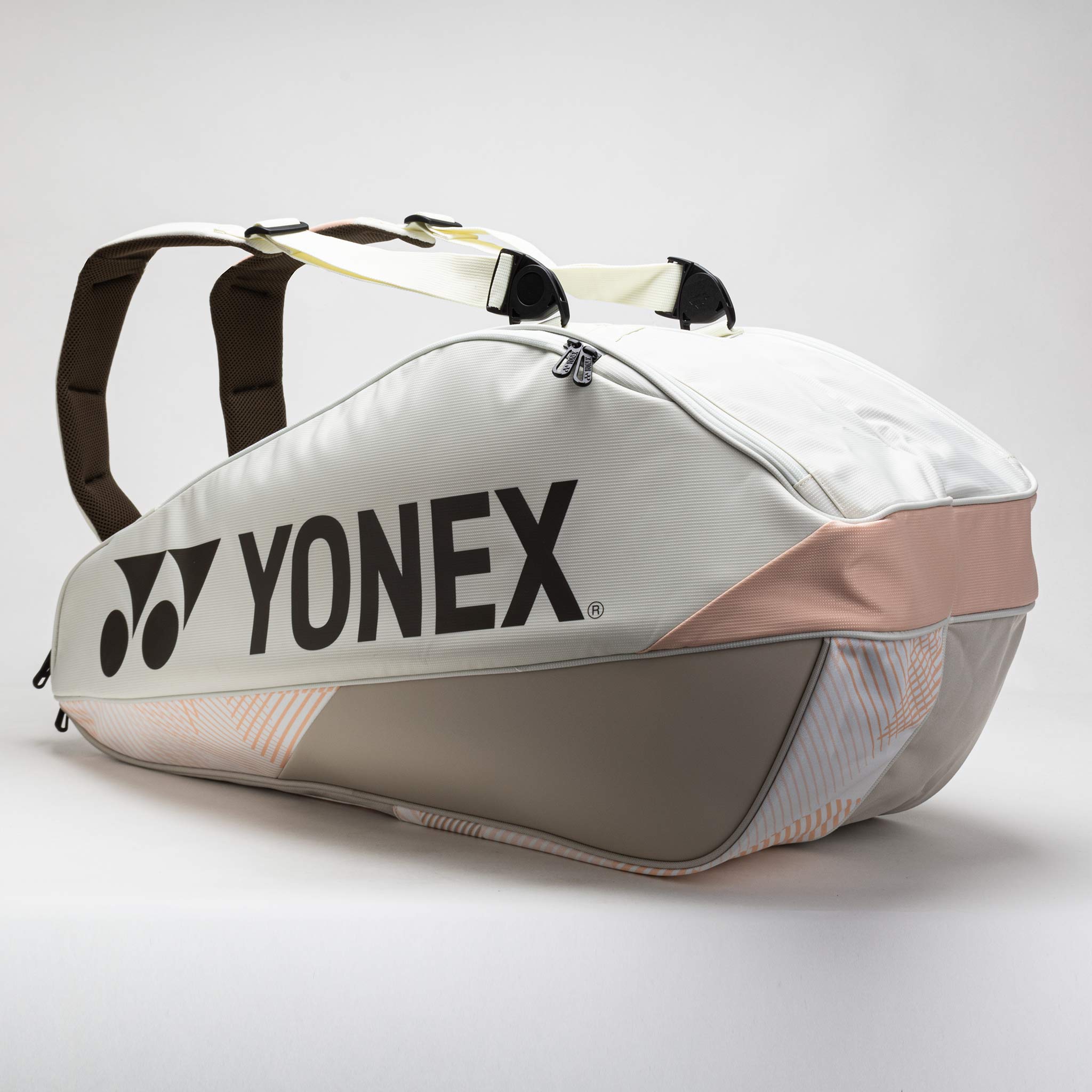 Yonex Pro Racquet Bag 6 Pack Sand Beige