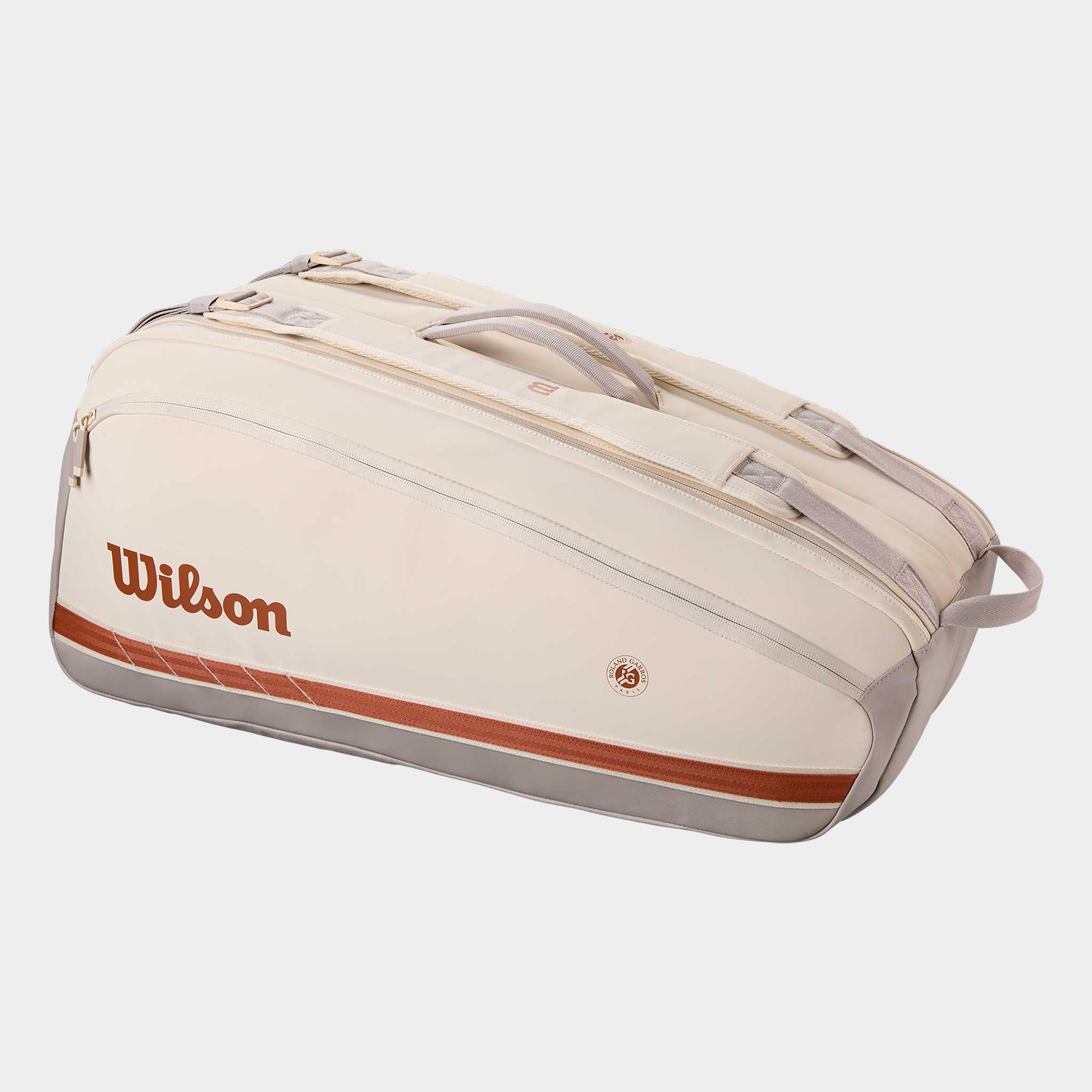 Wilson Roland Garros Super Tour 9 Pack Cream/Clay 2025