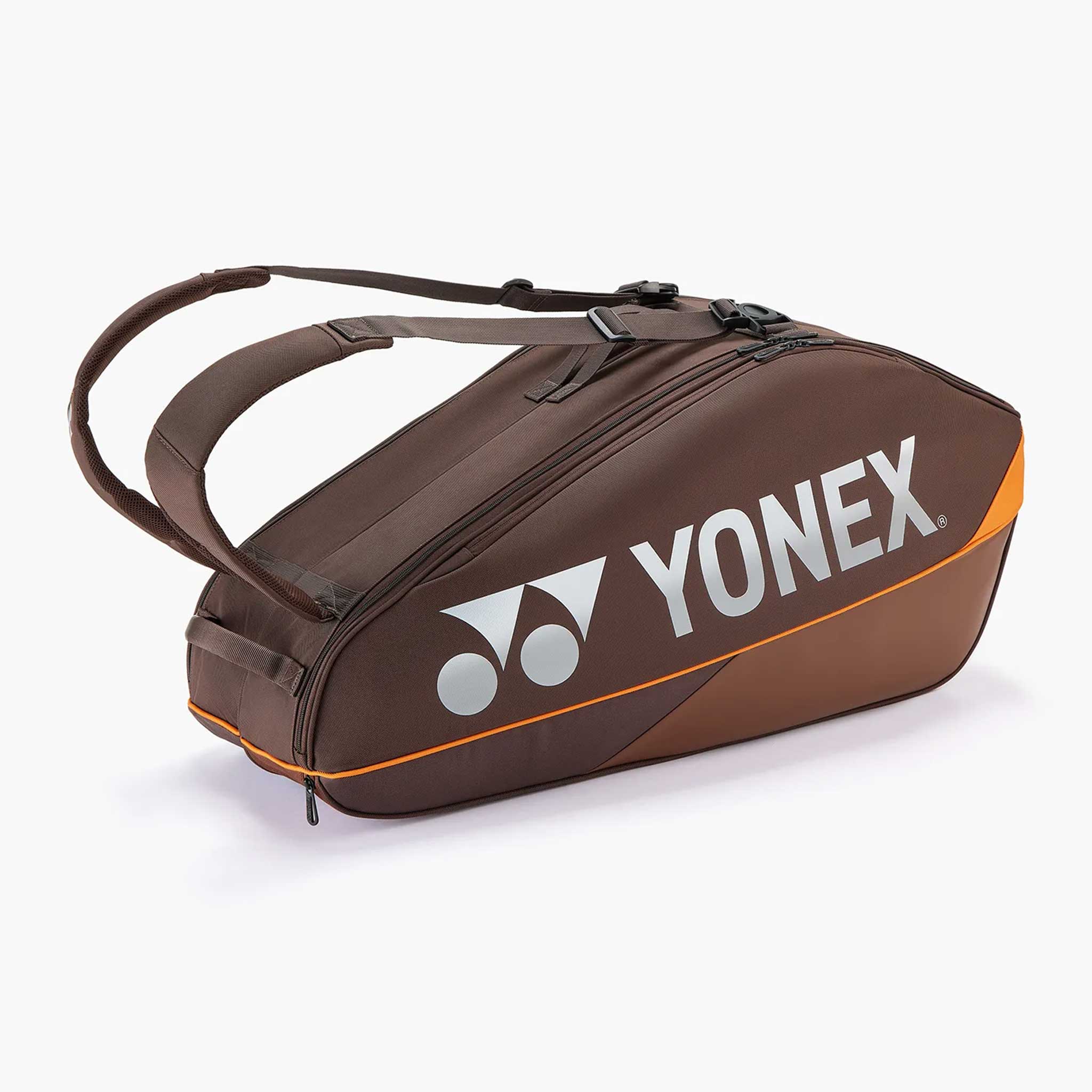 Yonex Pro 6 Pack Racquet Bag Espresso Brown
