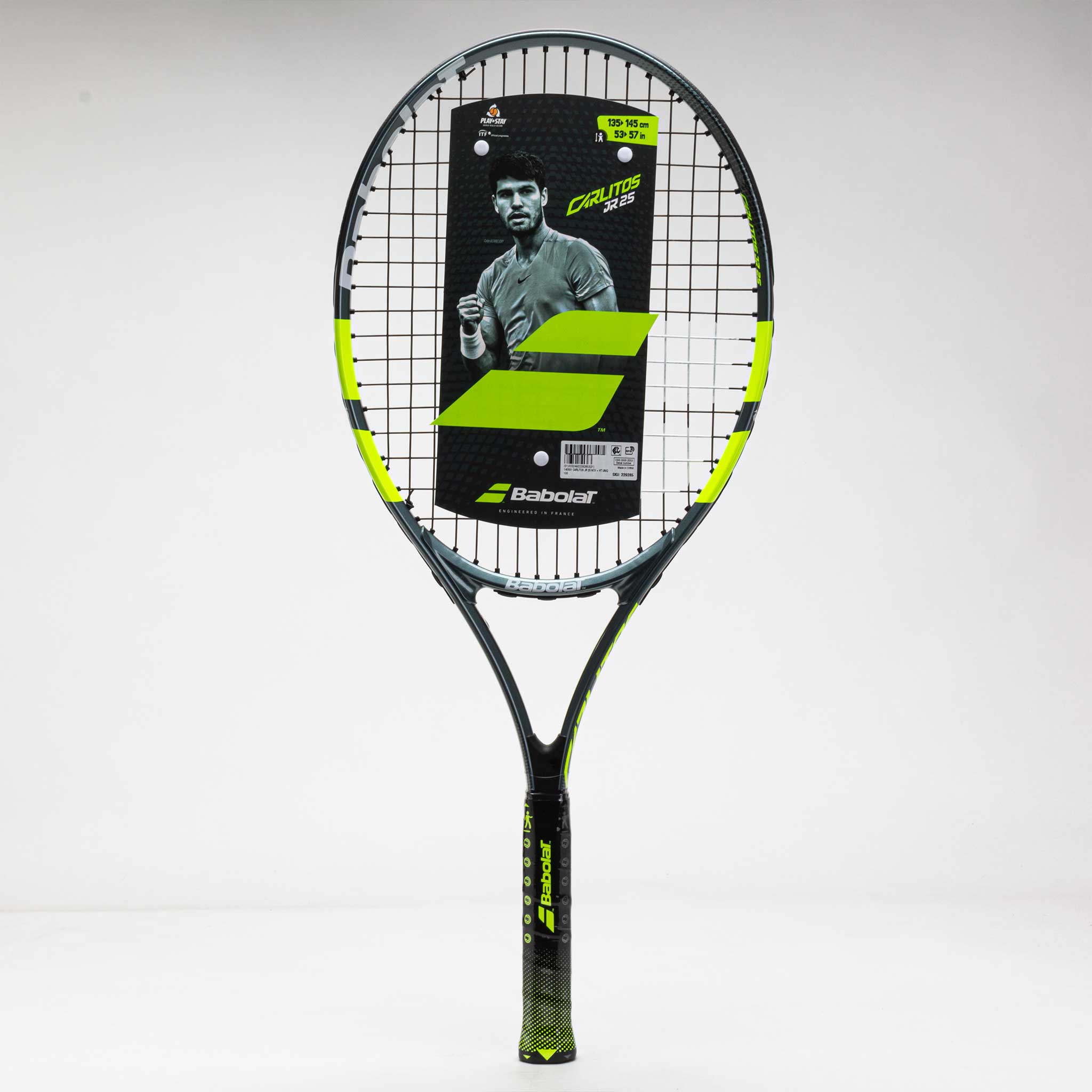 Babolat 初心者向け硬式テニスラケット CARLITOS JR 25 Babolat Carlitos 25 Junior – Holabird Sports