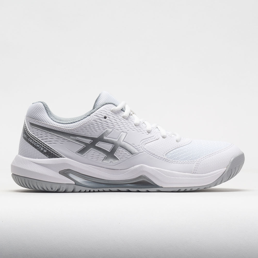 ASICS GEL-Dedicate Women's White/Pure Silver – Holabird Sports