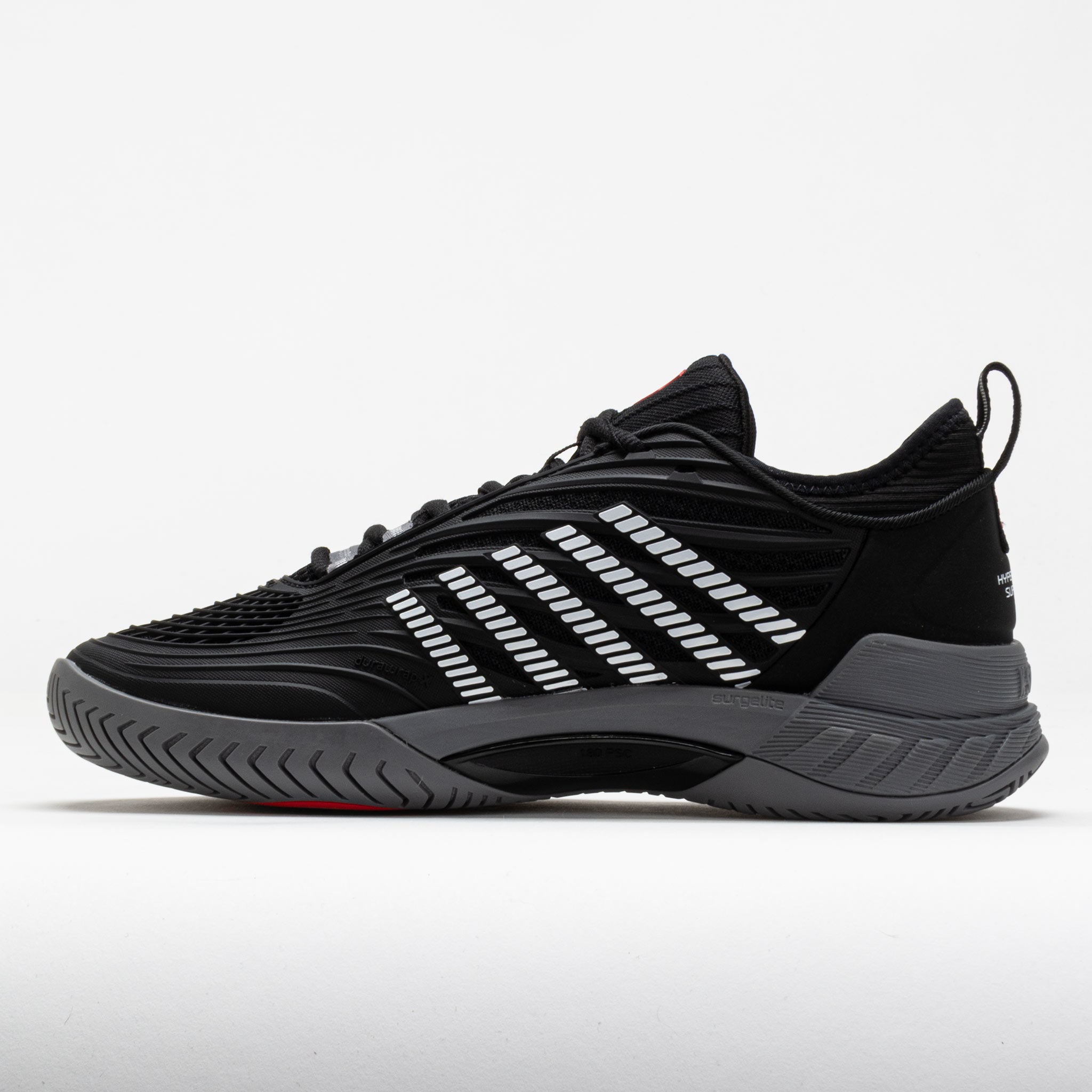 K-Swiss Hypercourt Supreme 2 Men's Black/Steel Gray/Firey Red