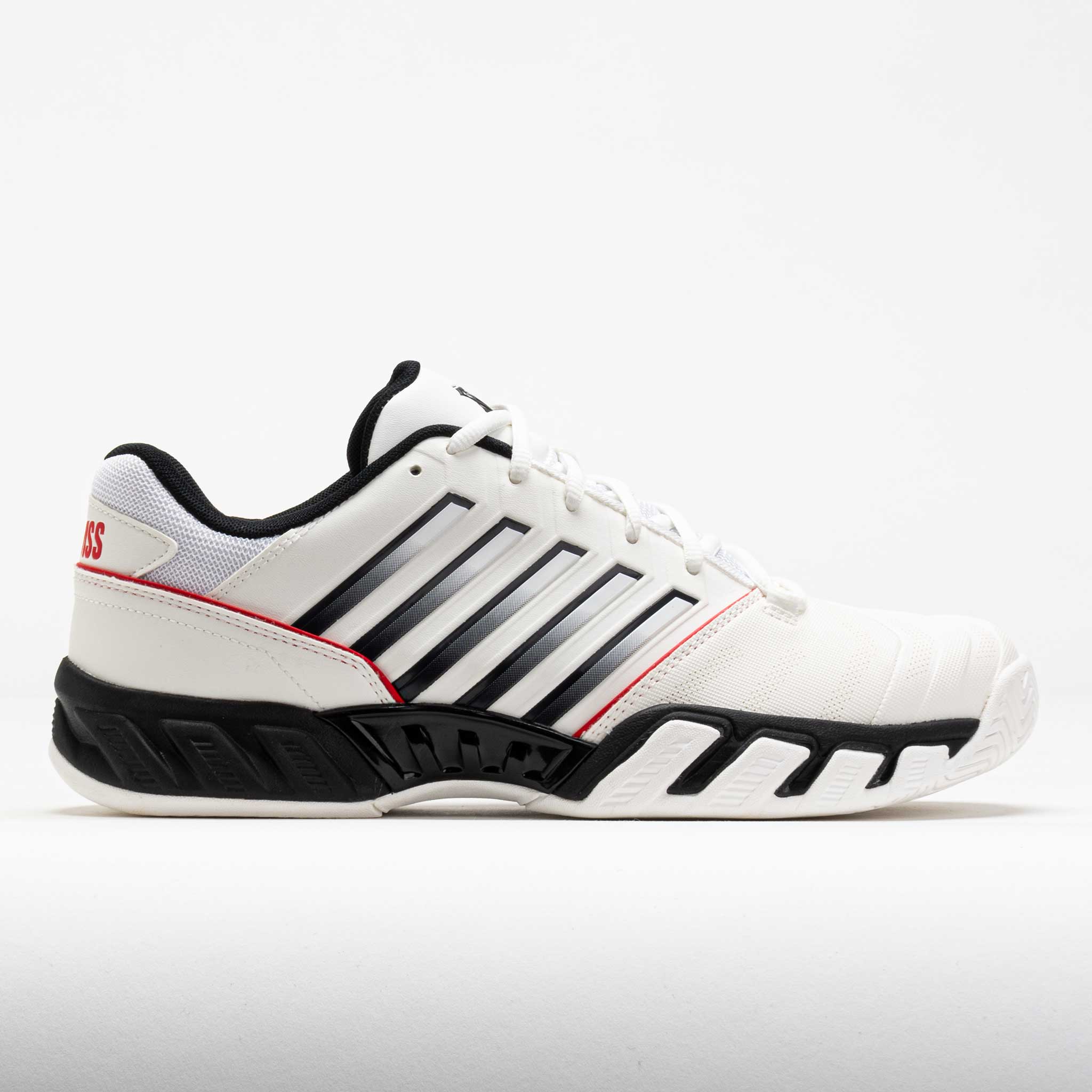 Tennisschoen K-Swiss Men Hypercourt Supreme 2 Bright White Stretch Limo High Risk Red Tennisschoen K-Swiss Men Hypercourt Supreme 2 Bright White Stretch Limo High Risk Red