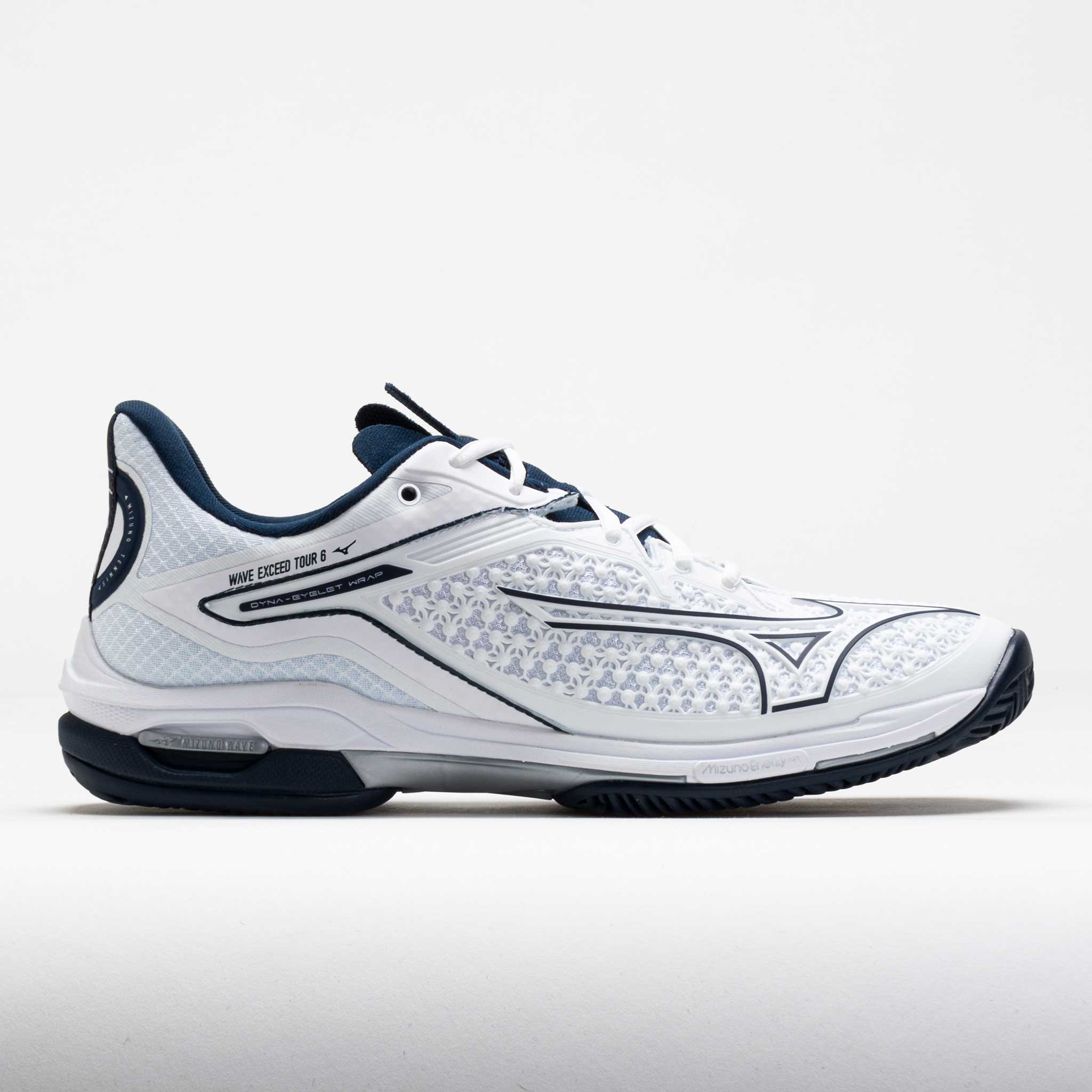 Mizuno Wave Exceed Tour 6 Clay Men's White/Dress Blues
