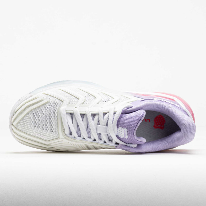 K-Swiss Ultrashot 4 Clay Women's White/Orchid Petal/Neon Blaze