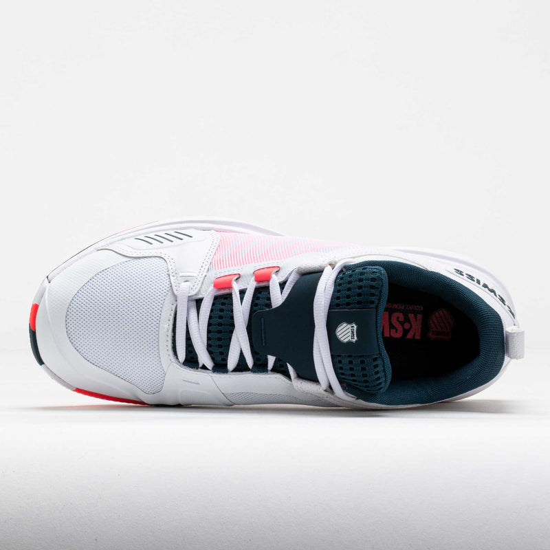 K-Swiss Ultrashot Team Men's White/Stargazer/Neon Blaze