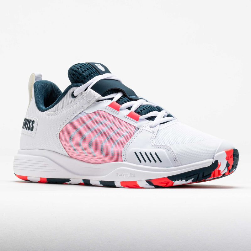 K-Swiss Ultrashot Team Men's White/Stargazer/Neon Blaze