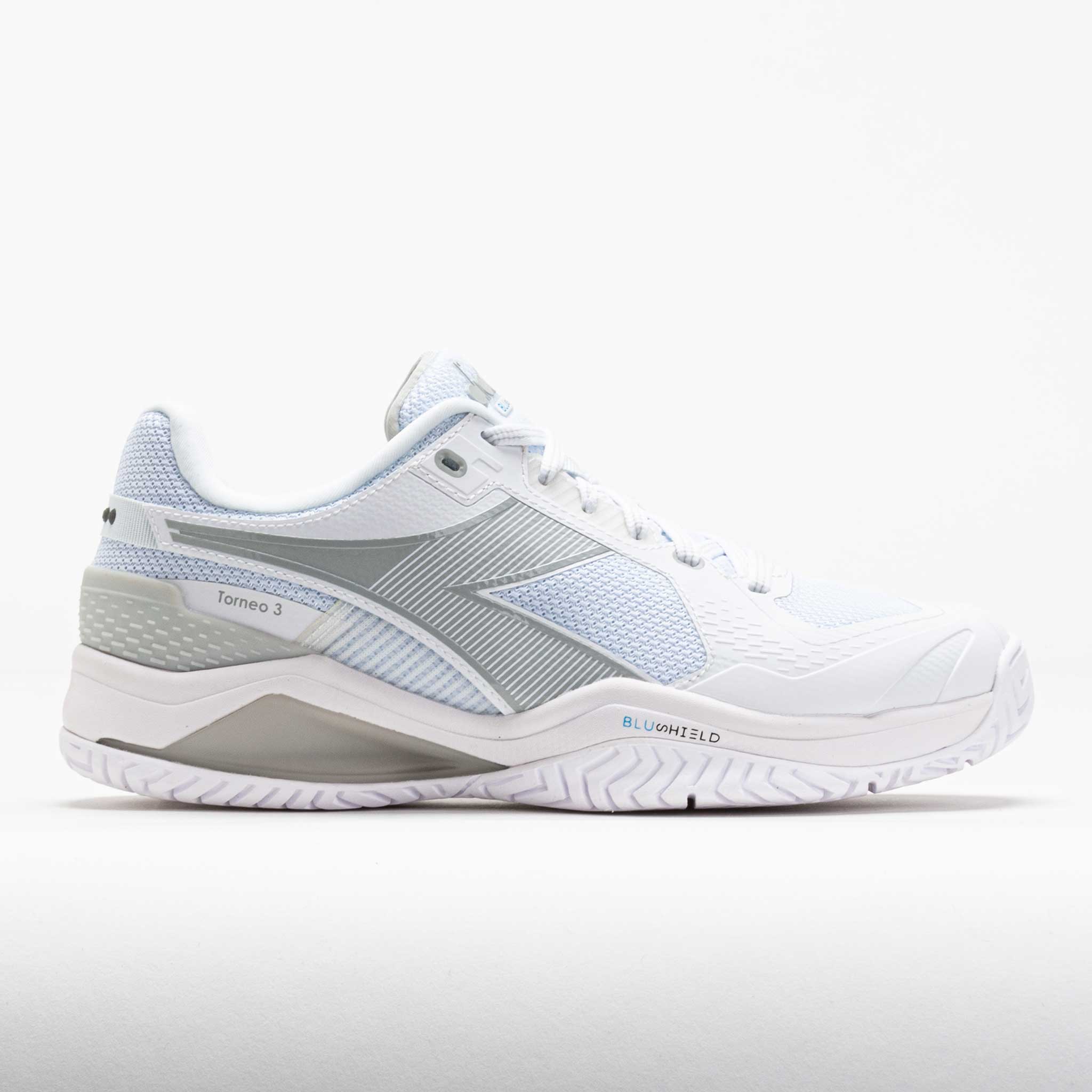 Diadora Blushield Torneo 3 AG Men's White/Silver – Holabird Sports