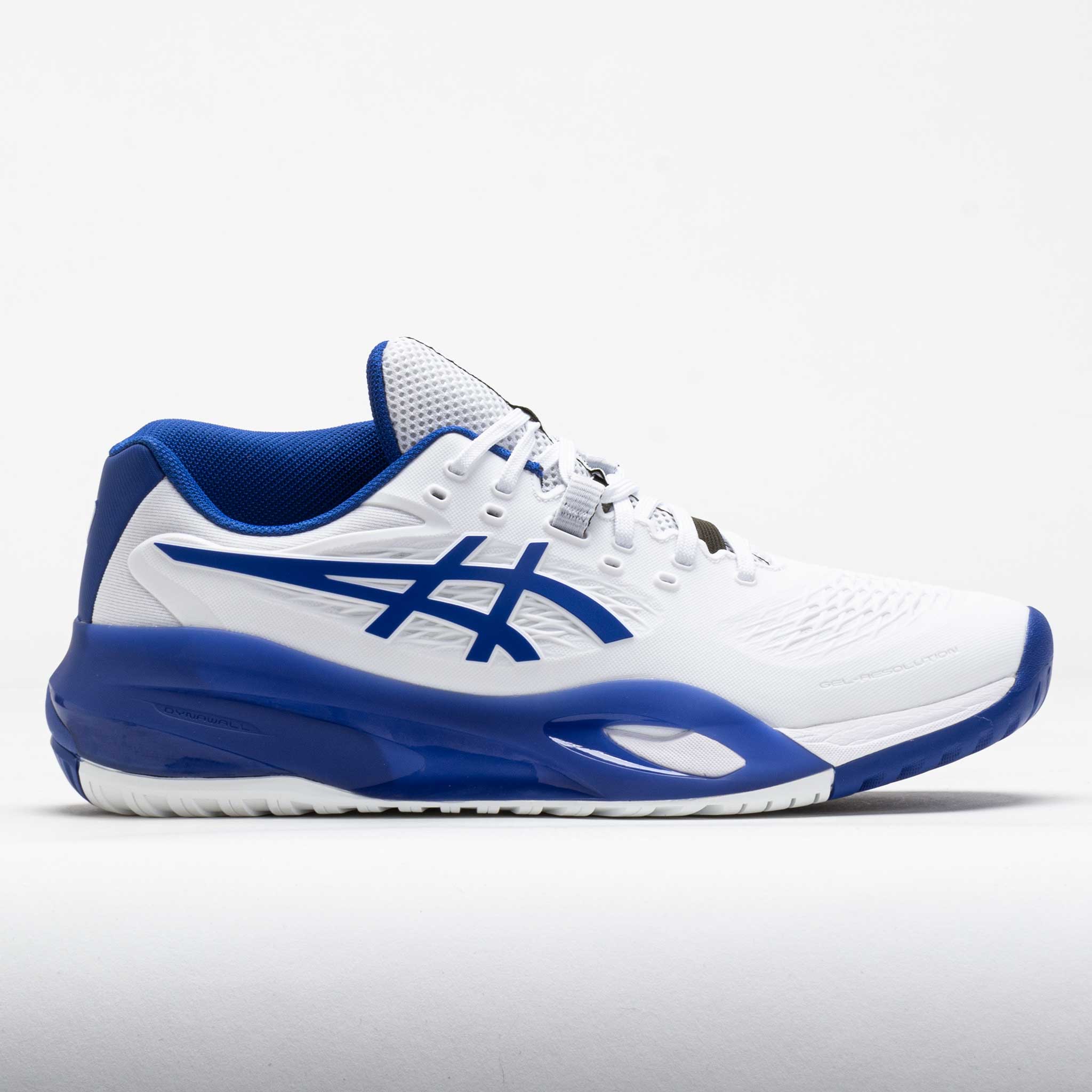ASICS GEL-Resolution X Men's White/Dark Cobalt – Holabird Sports