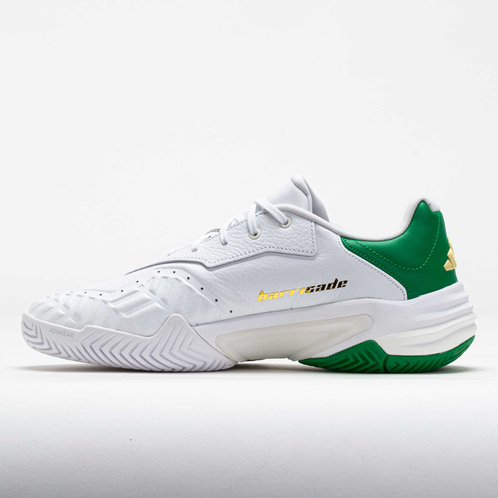 adidas Barricade 13 Leather Men's Gold Metallic/White