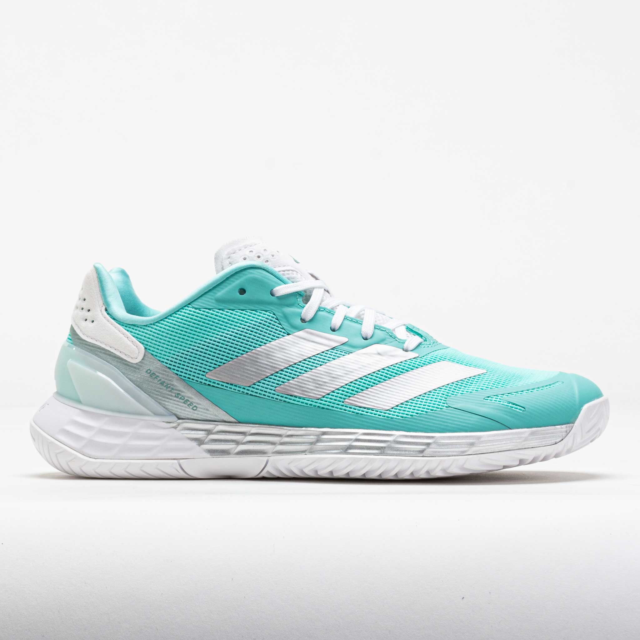 adidas Women's Defiant Speed 2 Tennis Shoes, Aqua/Silver Metallic/Mint, Size 6.5 adidas Women's Defiant Speed 2 Tennis Shoes, Aqua/Silver Metallic/Mint, Size 6.5