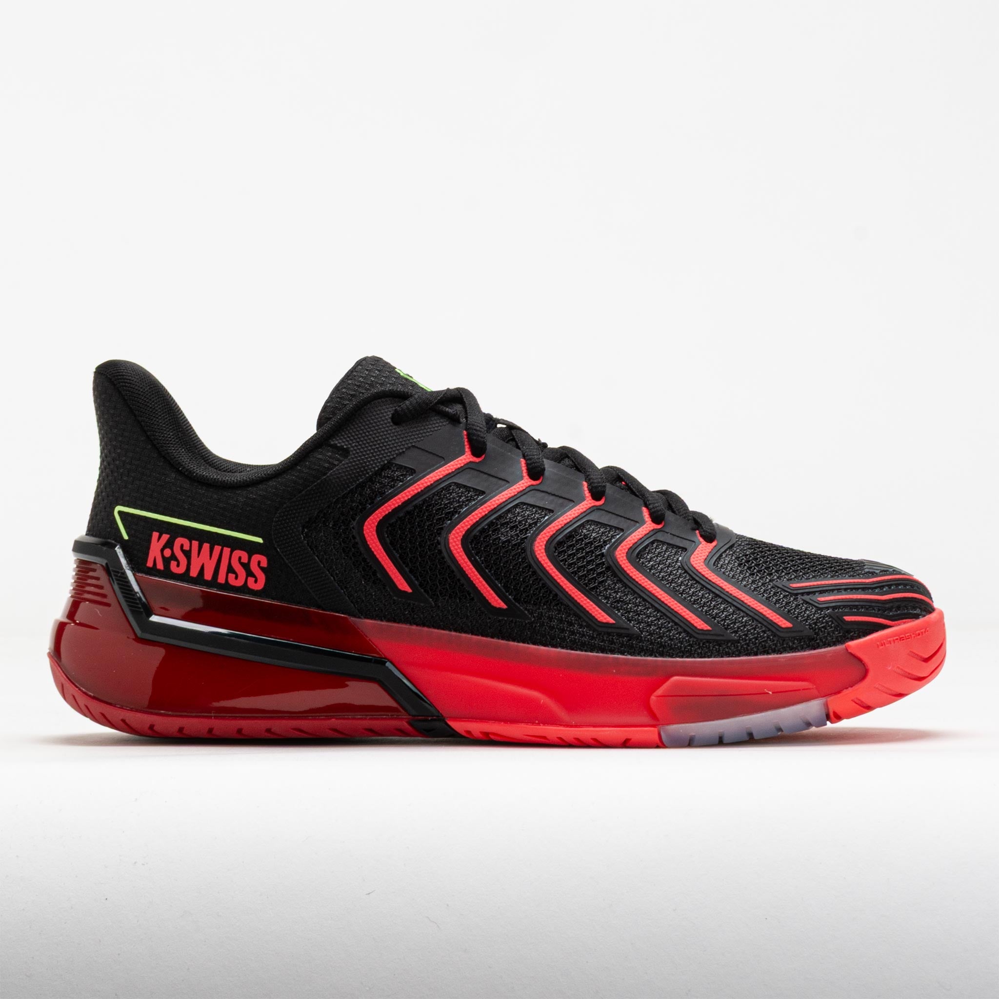 K-Swiss Ultrashot 4 Men's Black/Neon Lava/Chili Pepper – Holabird