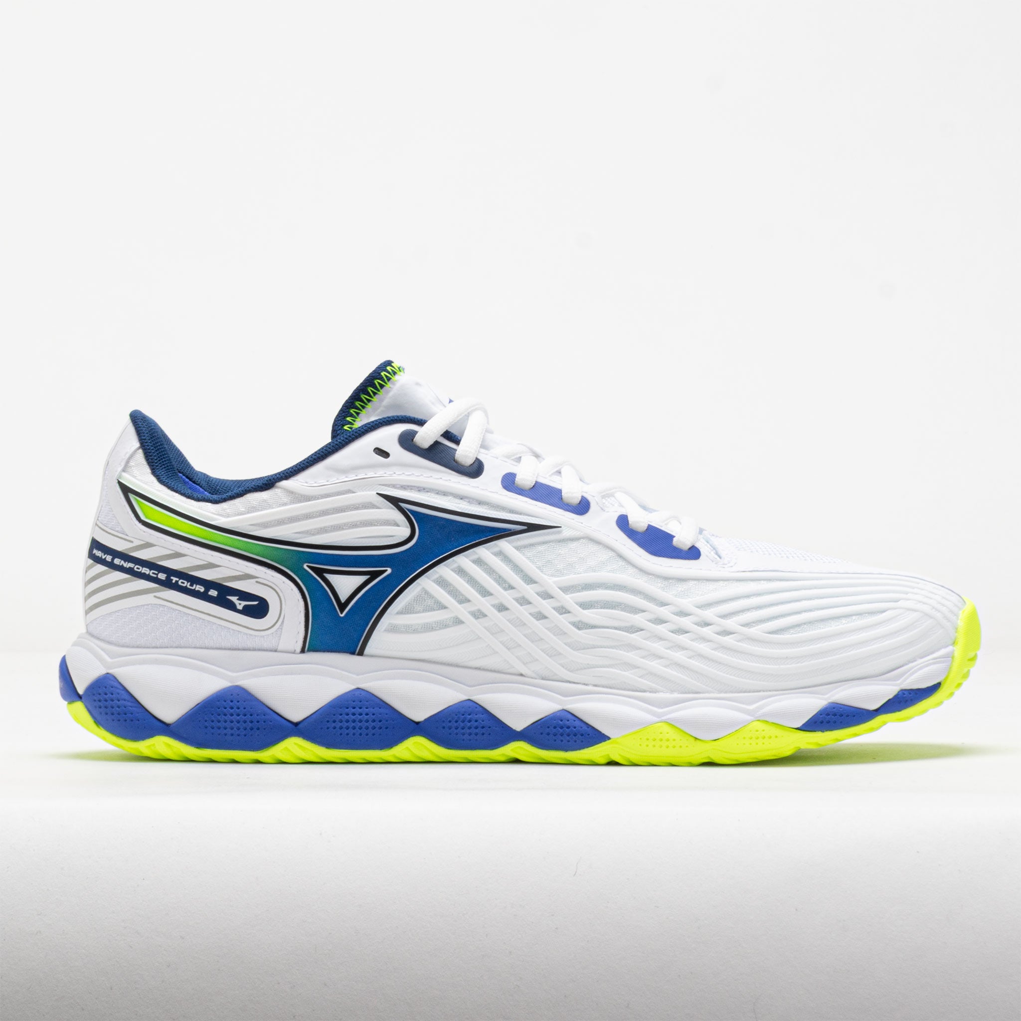 潮流 V2 100-360 Mizuno Wave Enforce Tour 2 AC Men's White/Dazzling Blue – Holabird