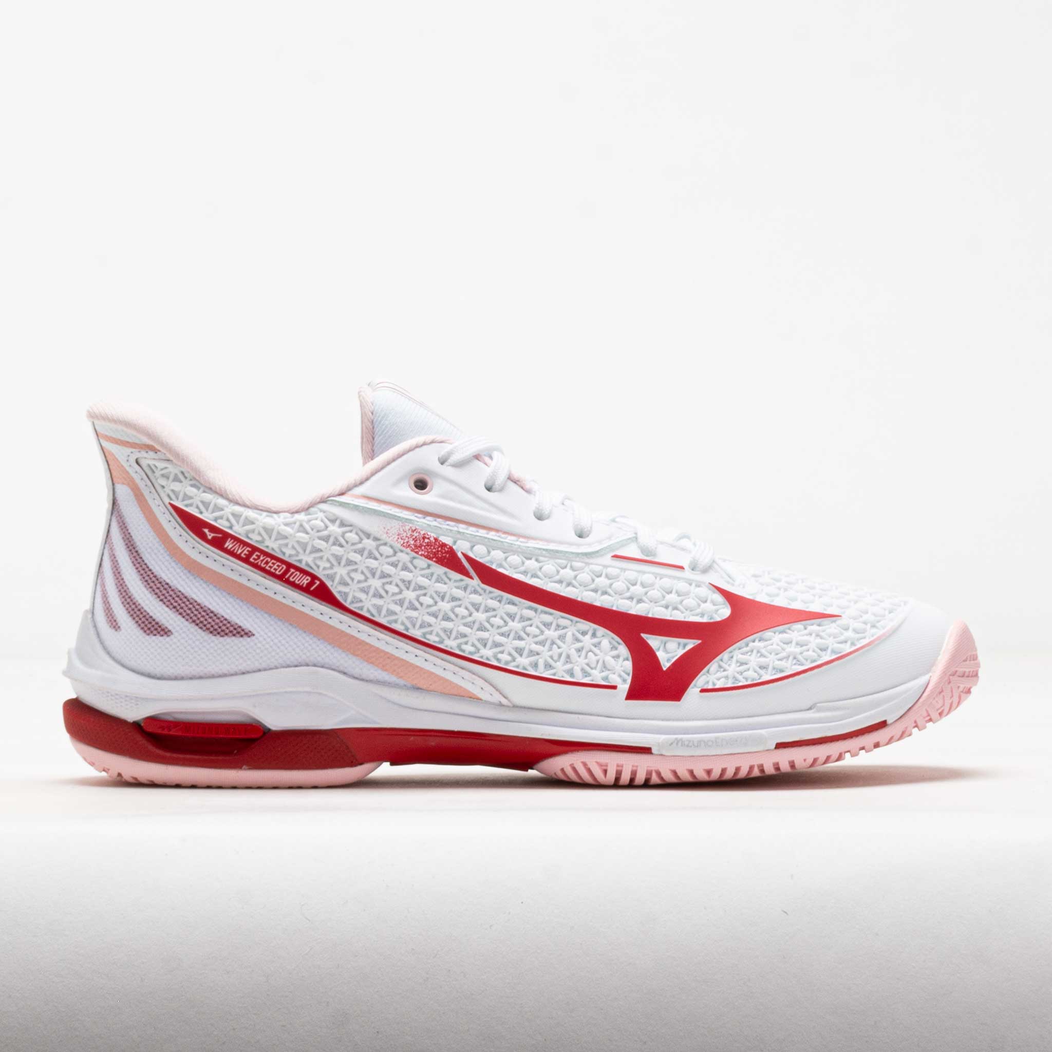Mizuno Wave Exceed Tour 7 AC Women's White/Fiery Red