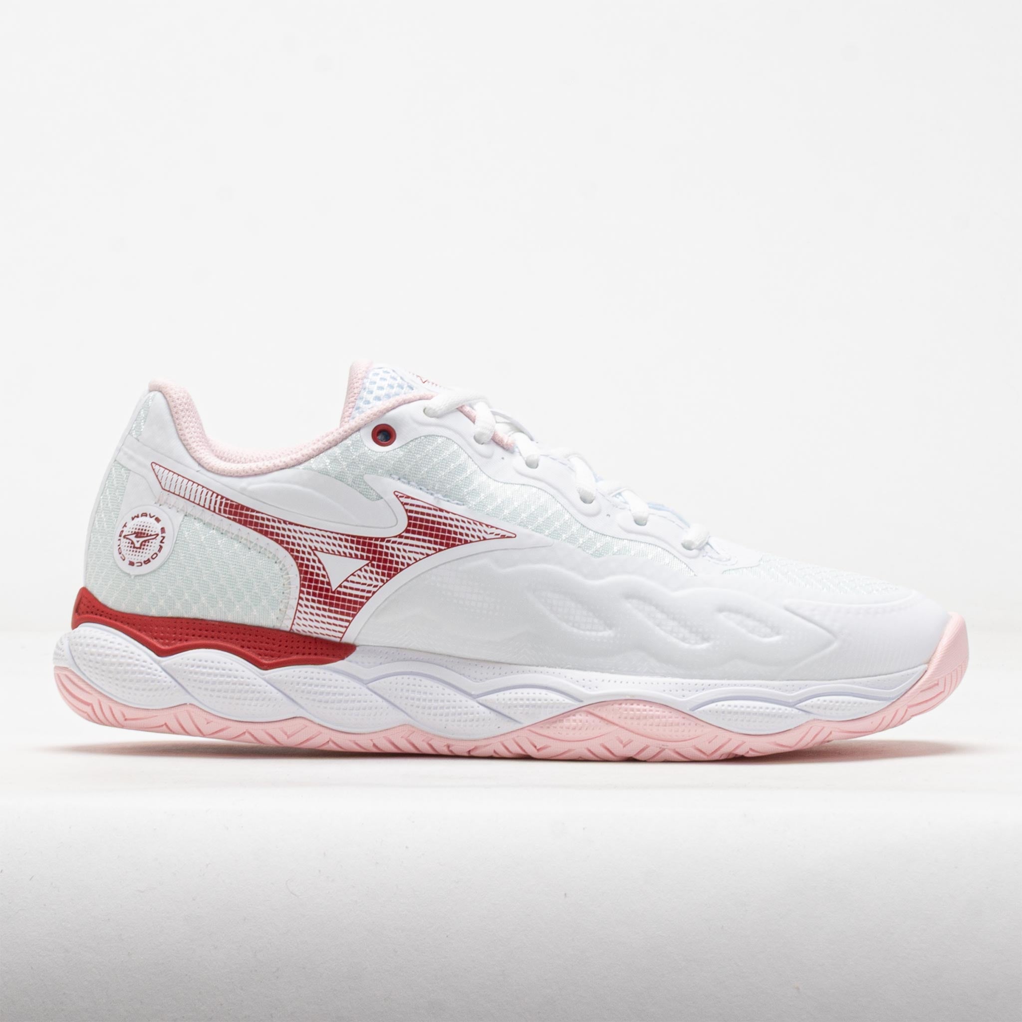 Mizuno Wave Enforce Court AC Women's White/Pinkesque – Holabird Sports