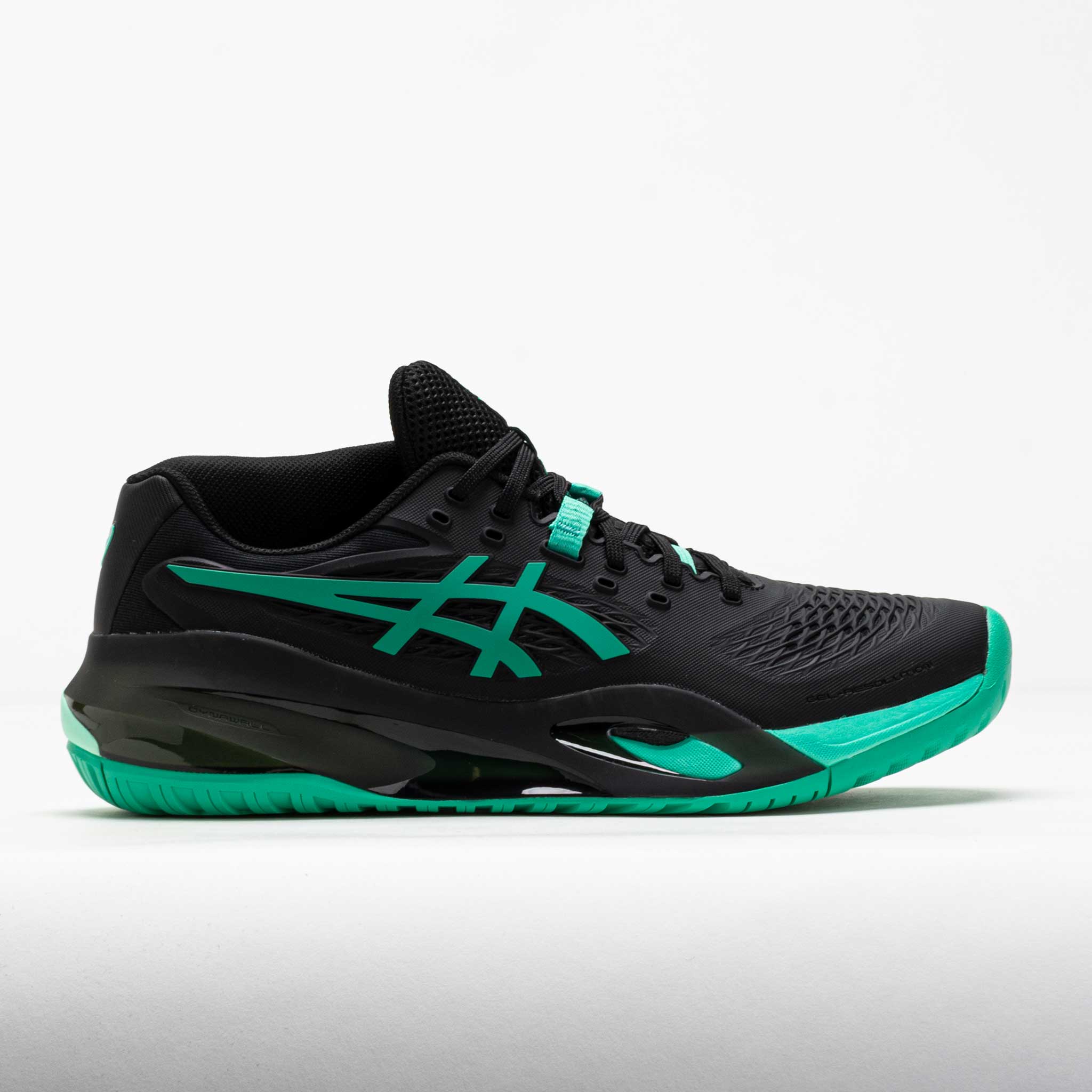 ASICS GEL-Resolution X Men's Black/Aurora Green – Holabird Sports