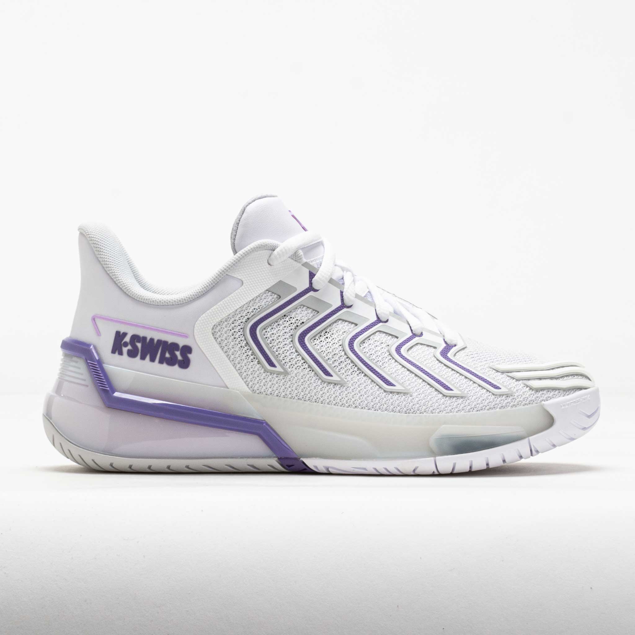 K-Swiss Ultrashot 4 Women's White/Lunar Rock/Purple Haze