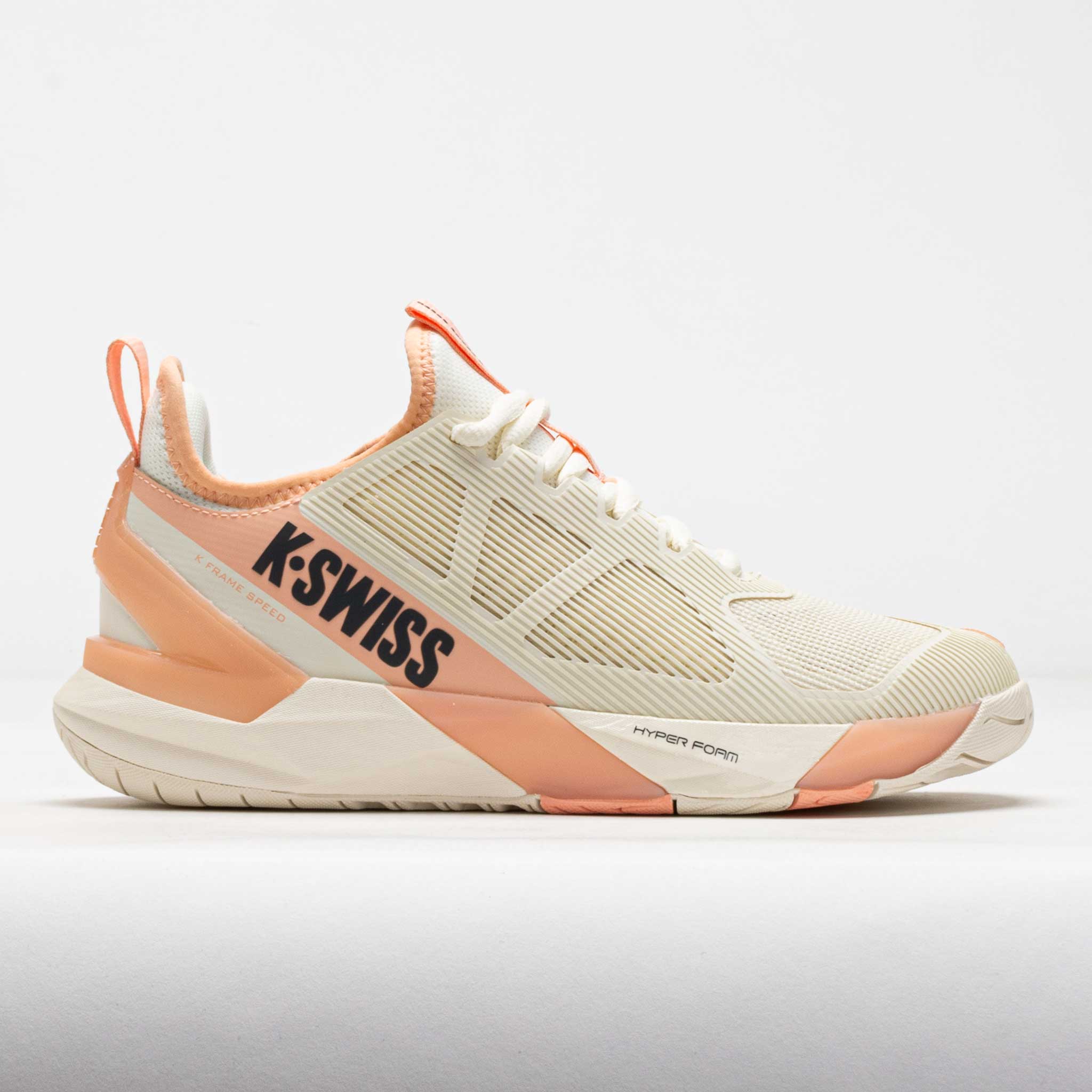 KLASH9 ワーキングクラスゼロ K-Swiss K-Frame Speed Women's Egret/Peach Parfait – Holabird Sports