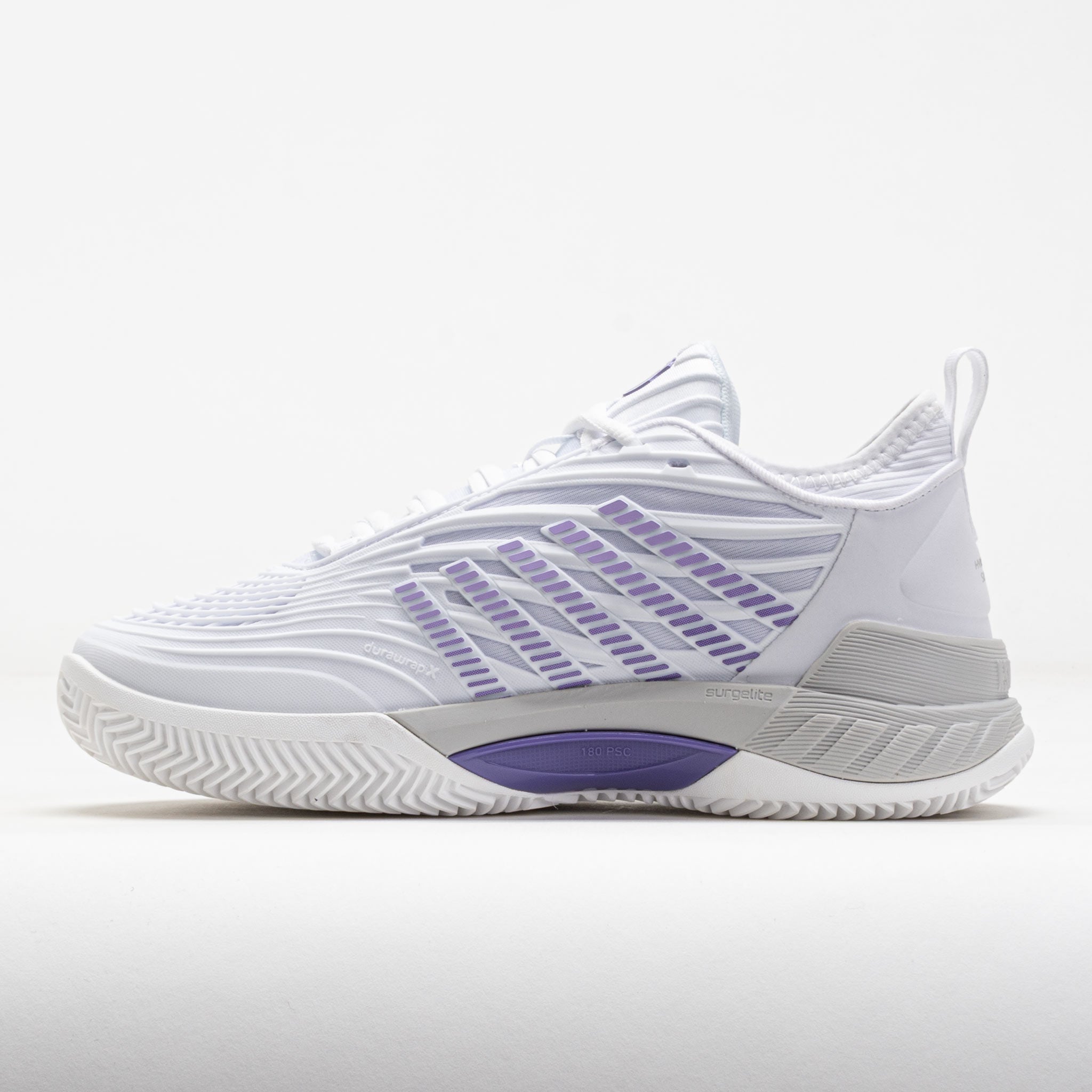 K-Swiss Hypercourt Supreme 2 Clay Women's White/Lunar Rock/Purple Haze