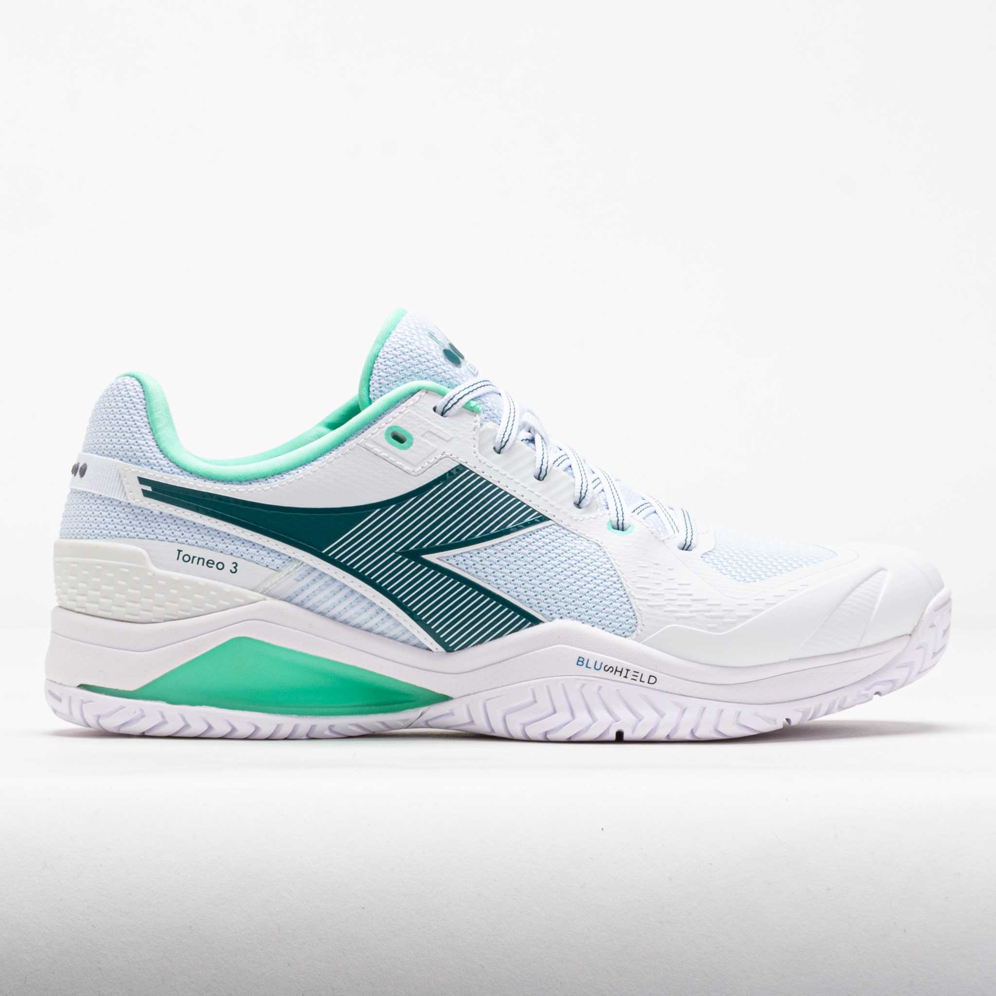Diadora Blushield Torneo 3 AG Men's White/Shaded Spruce