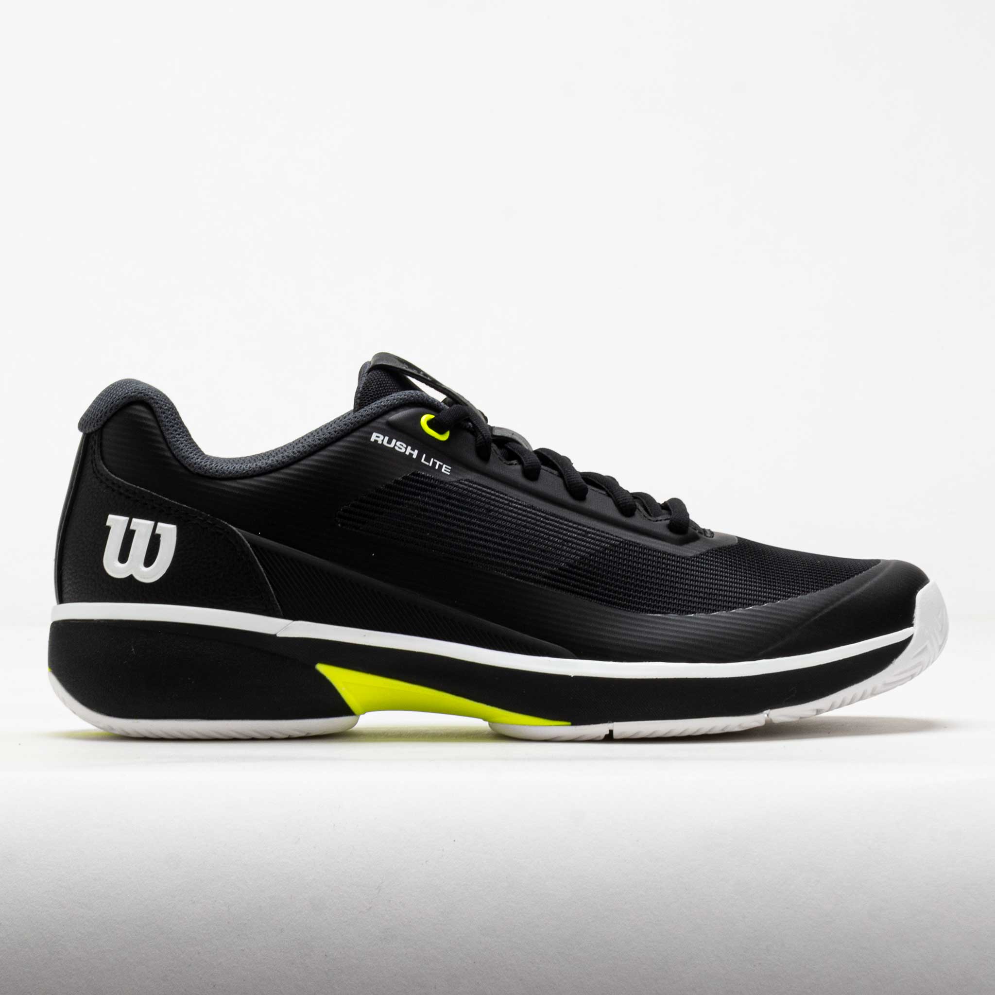 RuSh51  Wilson Rush Lite 5 Men's Black/White/Safety Yellow – Holabird Sports