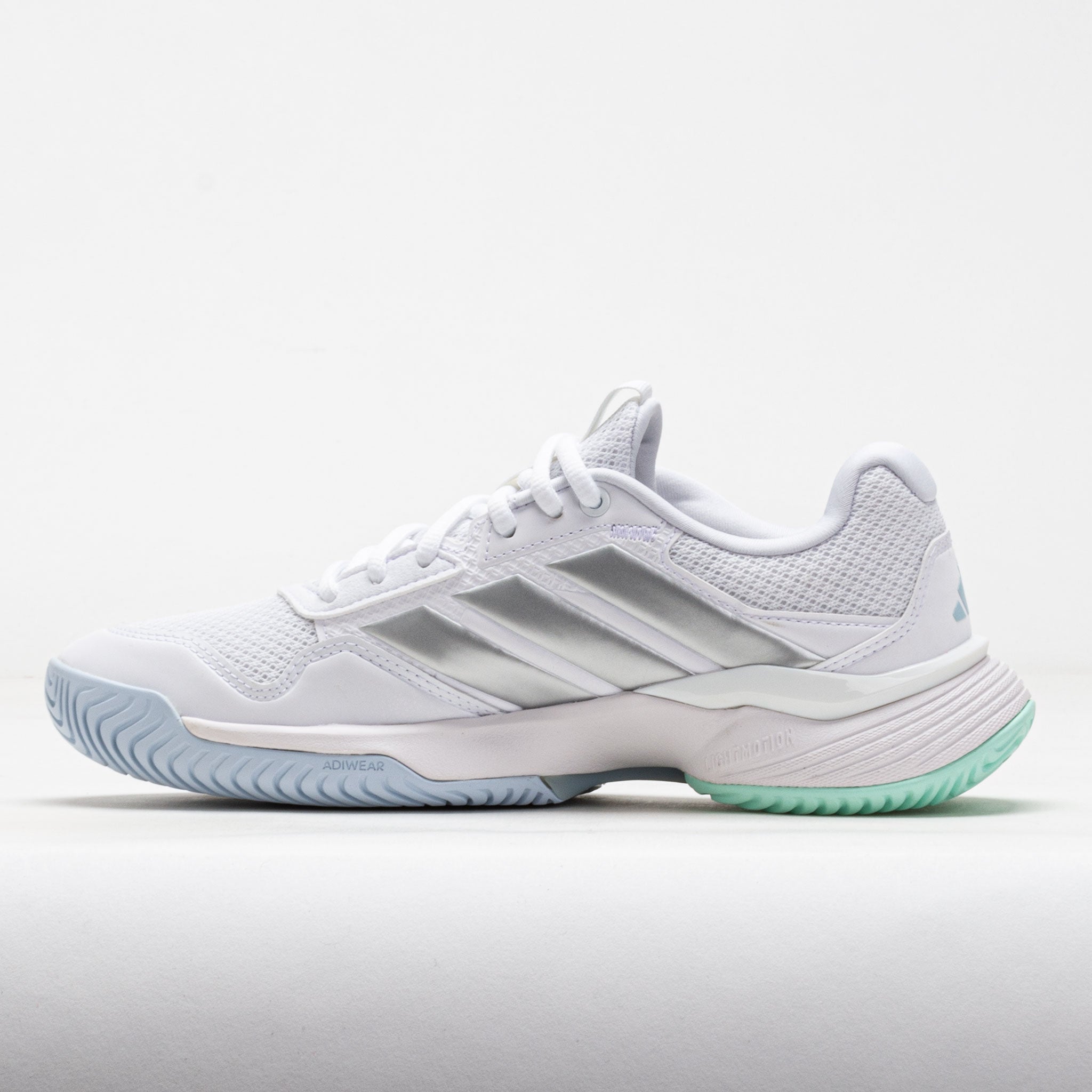 adidas GameCourt 3 Women's White/Silver Metallic/Ice Blue