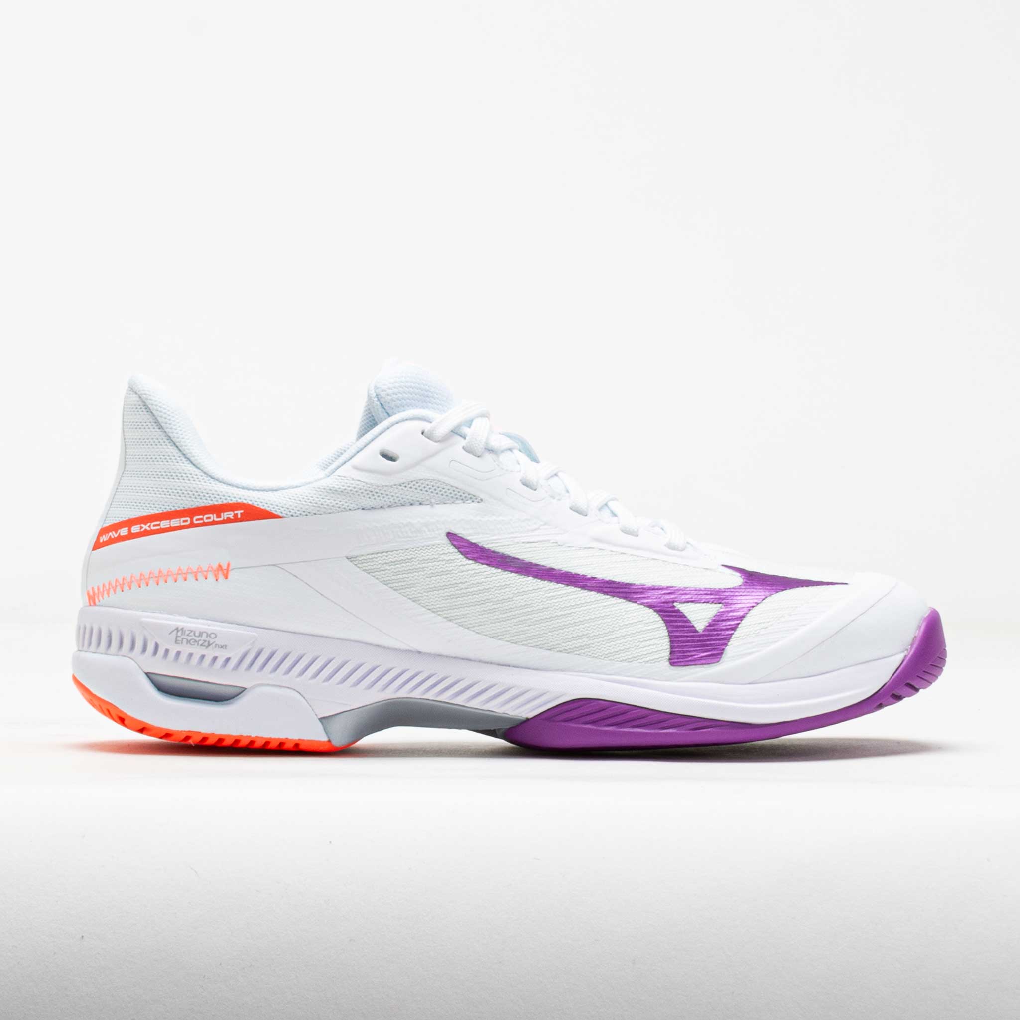 Mizuno Wave Exceed Court AC Women's White/Dahlia – Holabird Sports