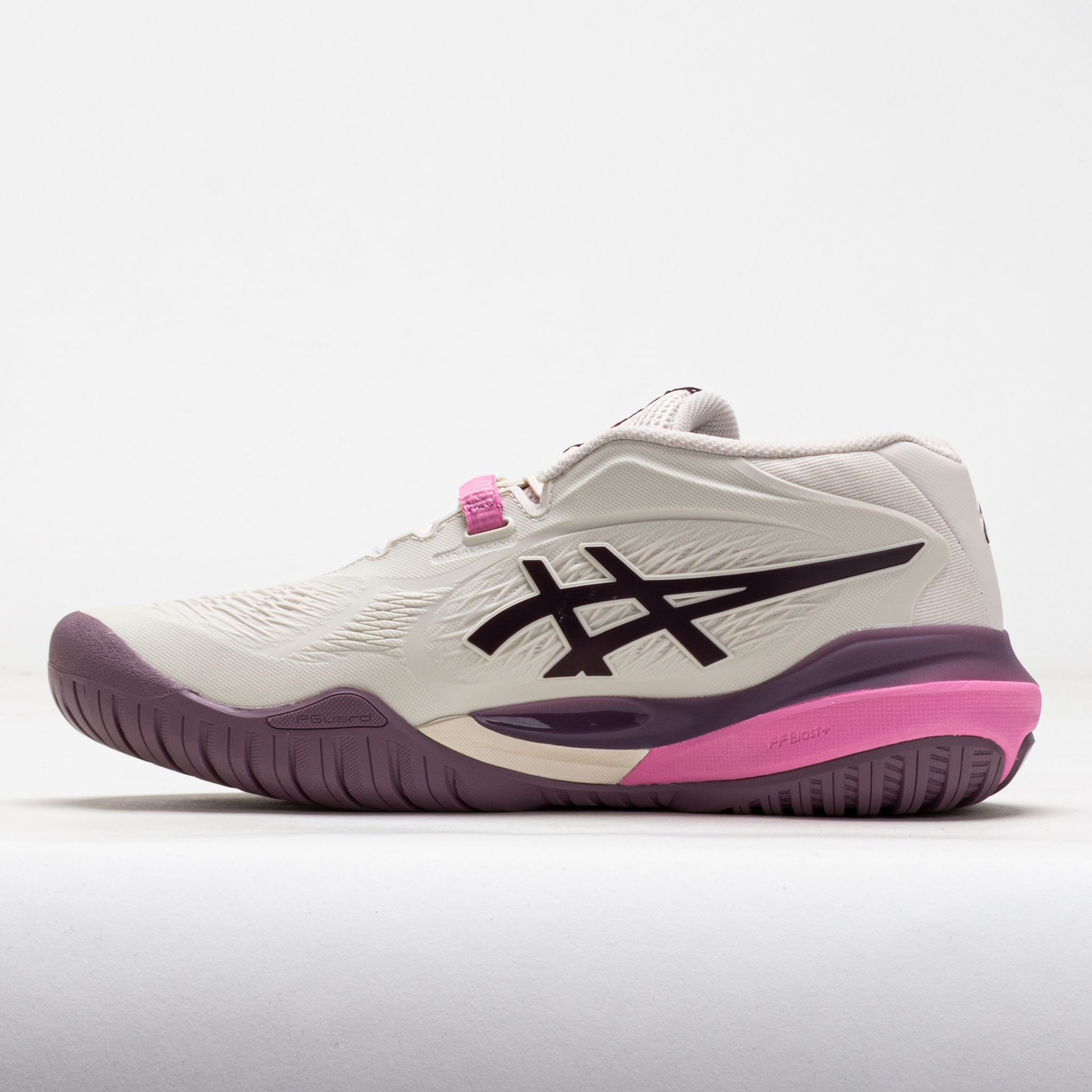 ASICS GEL-Resolution X Women's Soft Oat/Dark Aubergine